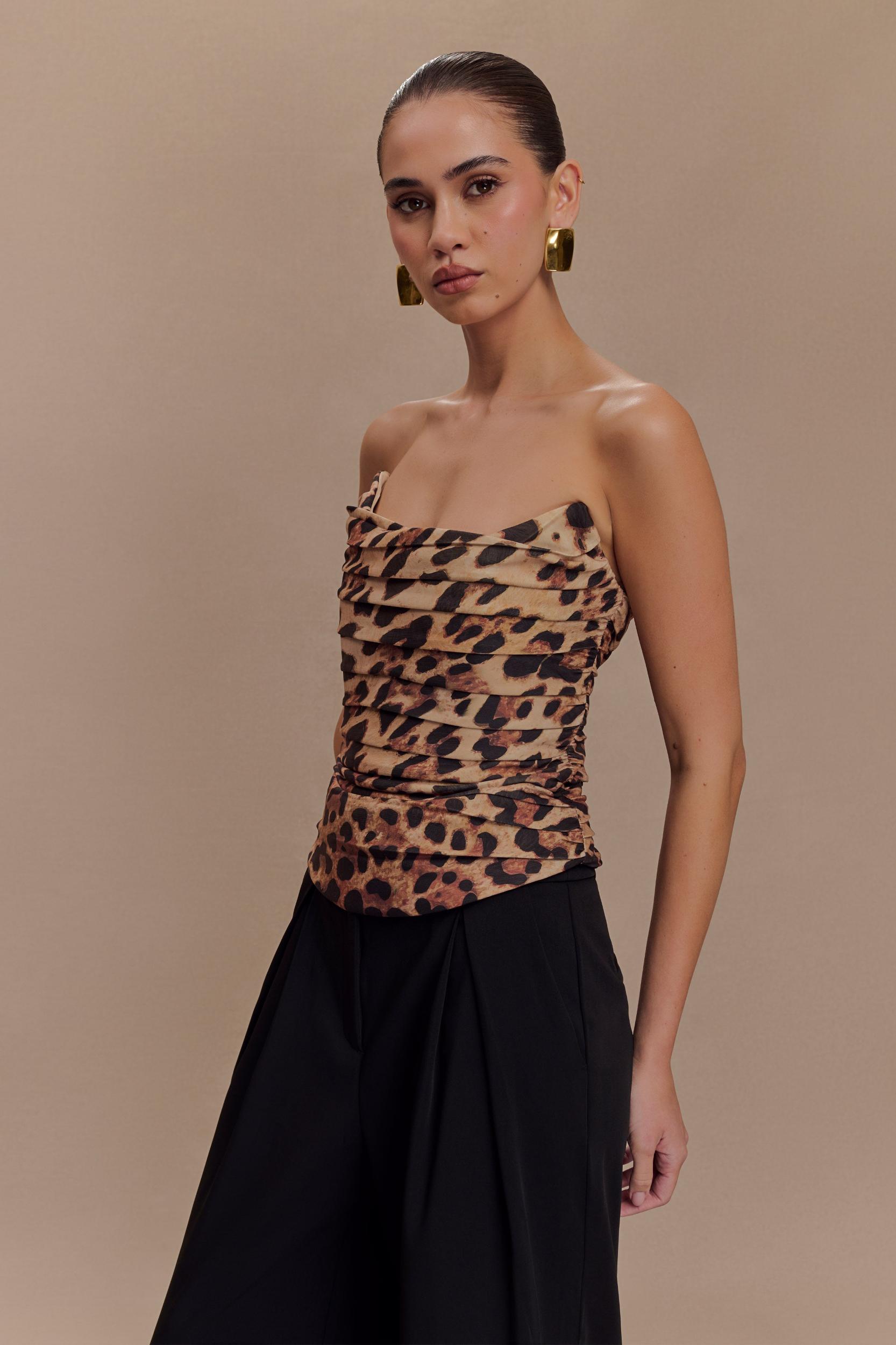 Tokio Suiting Corset - Leopard Print Product Image