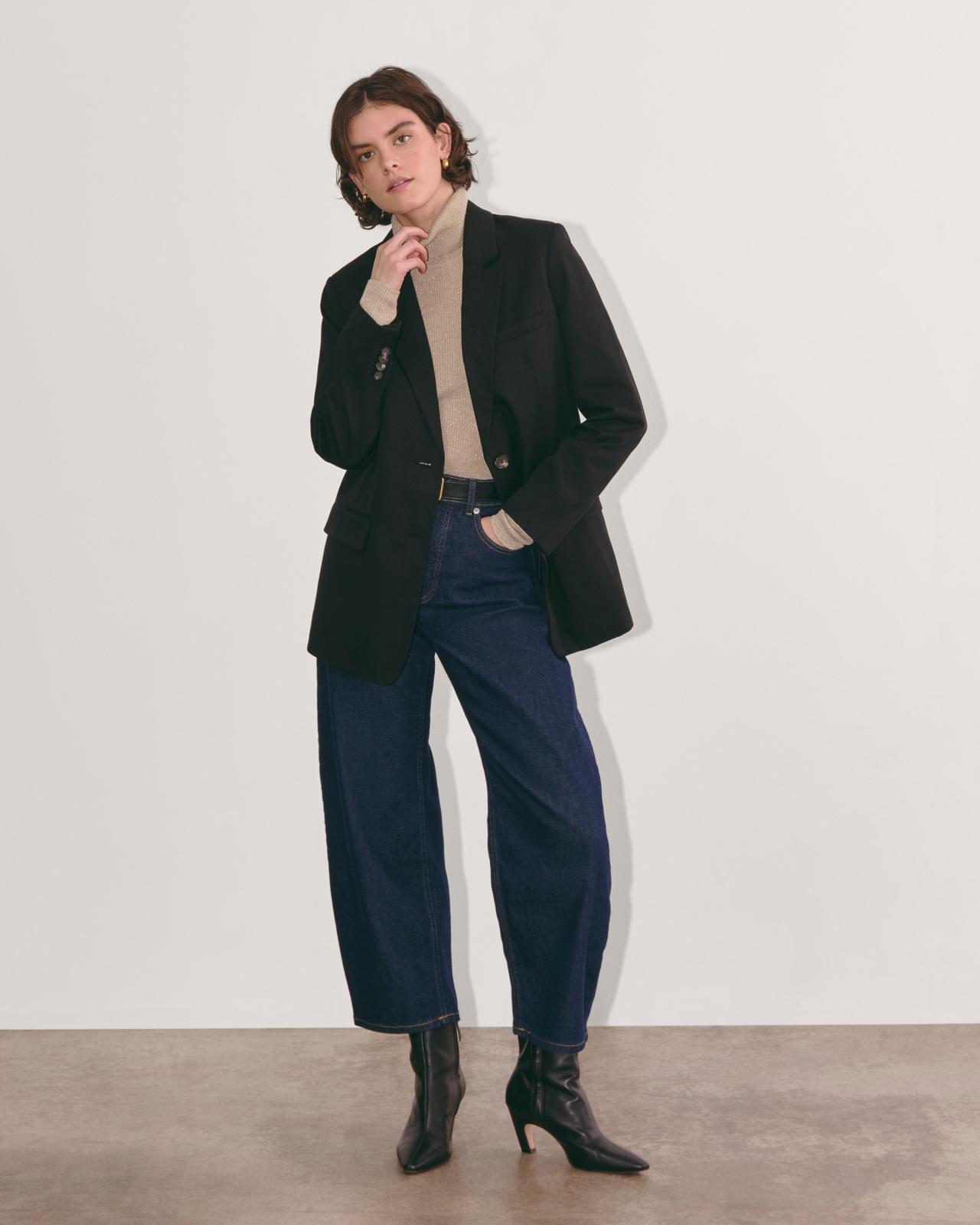 Womens Turtleneck in Lurex Merino Sweater by Everlane Product Image