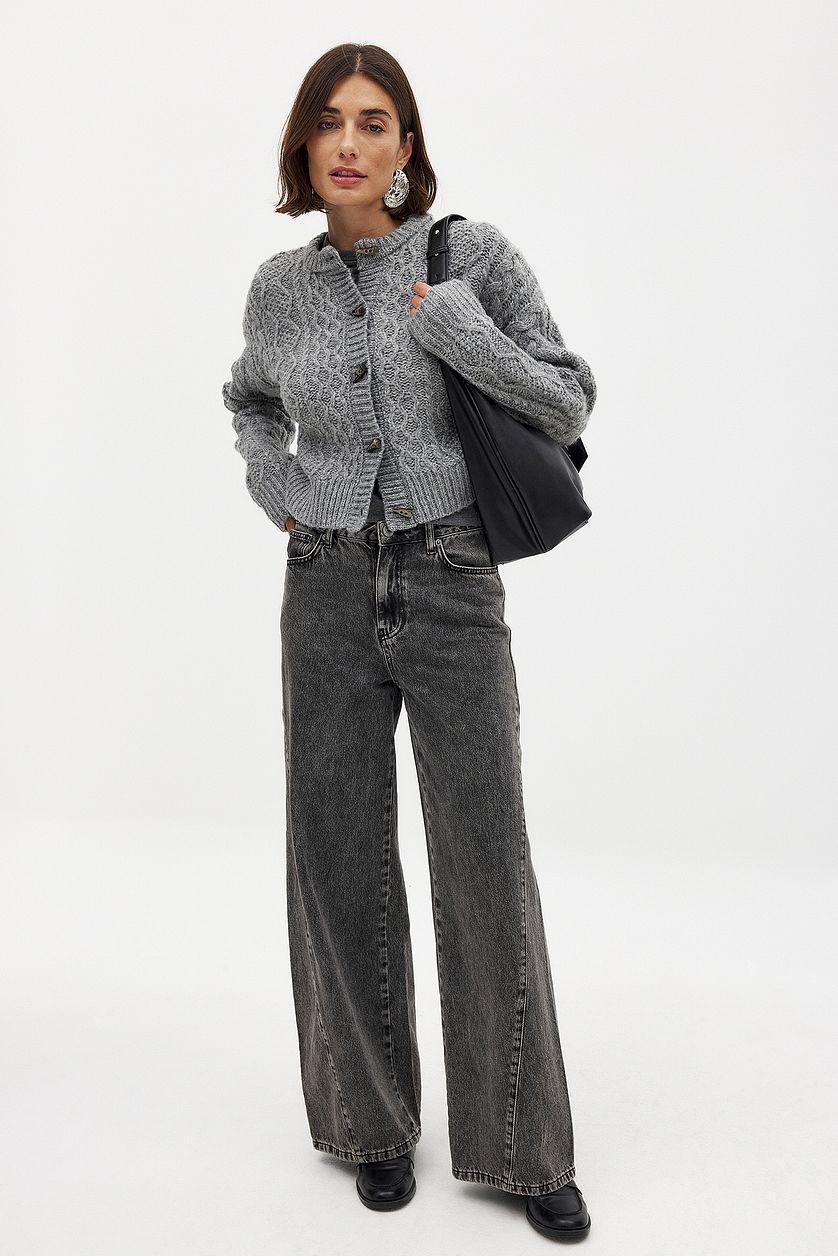 Knitted Cable Cardigan Product Image