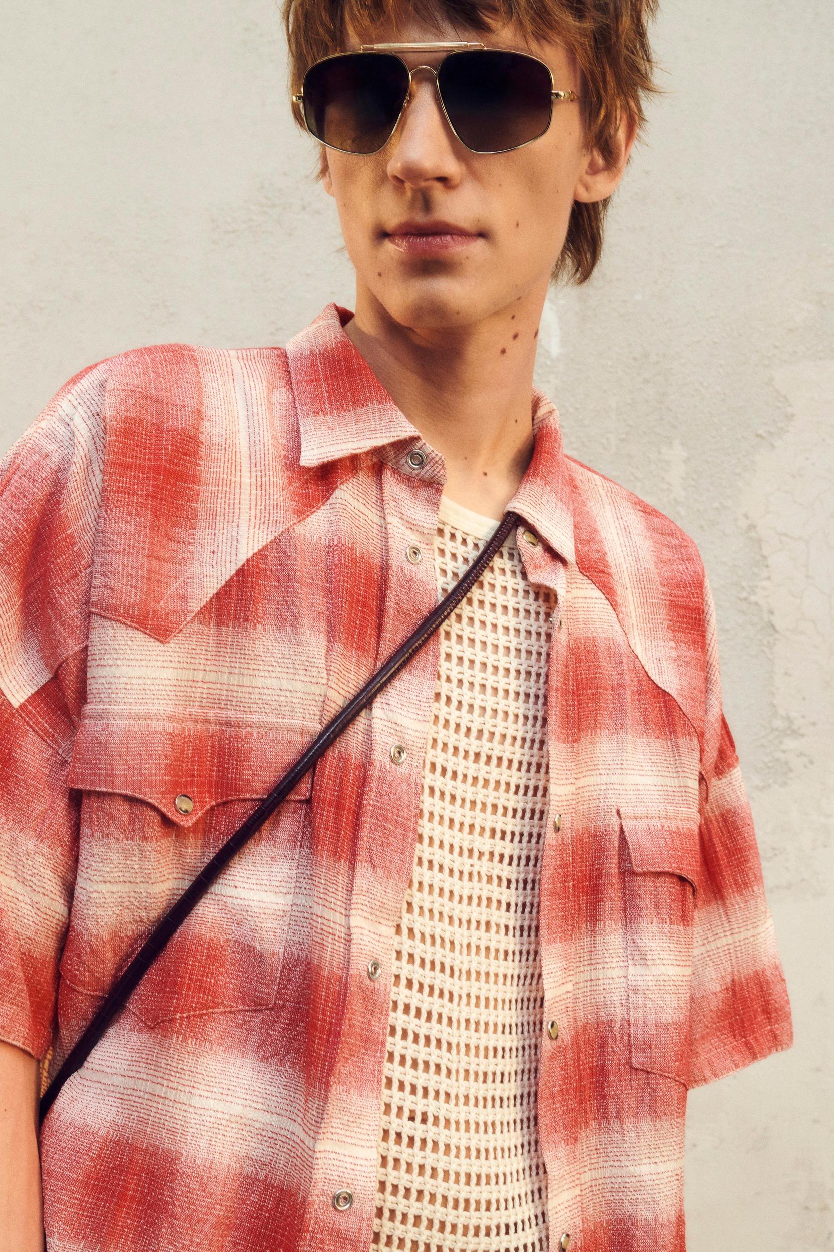 TEXTURED CHECKERED SHIRT LIMITED EDITION Product Image