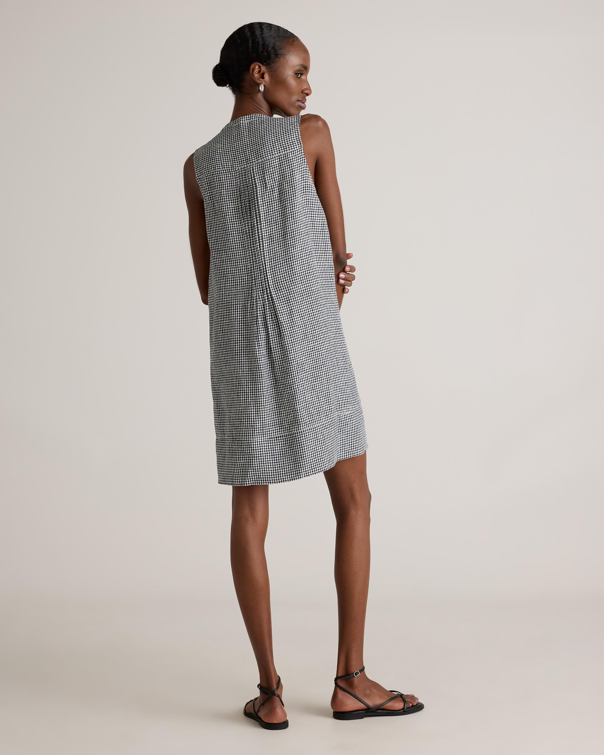 Quince | Women's 100% European Linen Sleeveless Swing Dress Size XS Product Image