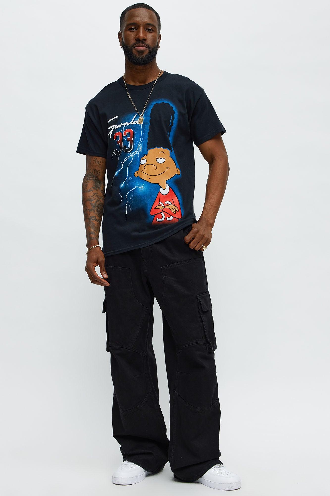 Hey Arnold Gerald 33 Short Sleeve Tee - Black Product Image