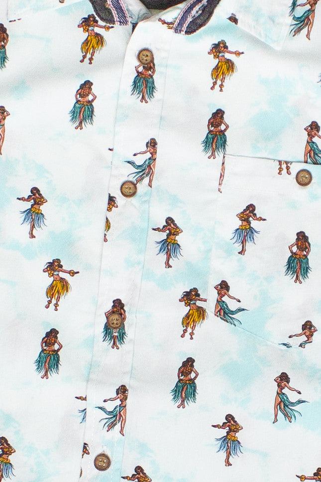 Hula Dancers Button Up Shirt Product Image