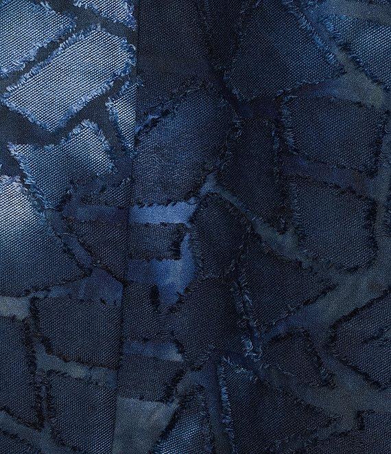 Calessa Petite Size Burnout Knit Open-Front Cardigan Product Image