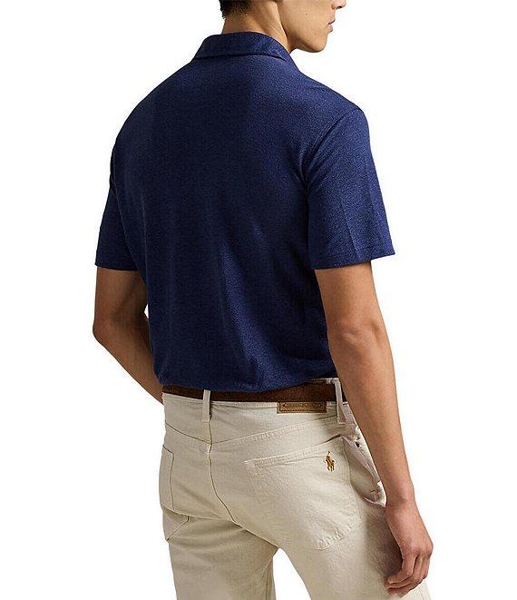 Polo Ralph Lauren Linen Pique Short Sleeve Polo Shirt Product Image