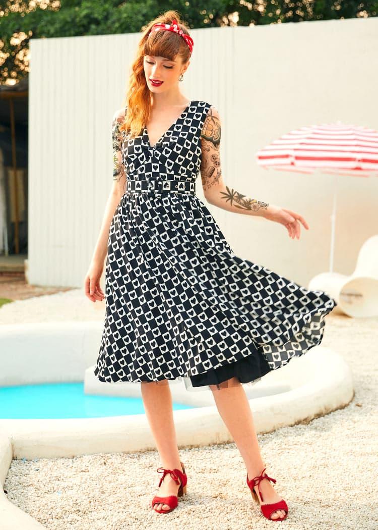 Hopeless Romantic Fit & Flare Dress Product Image