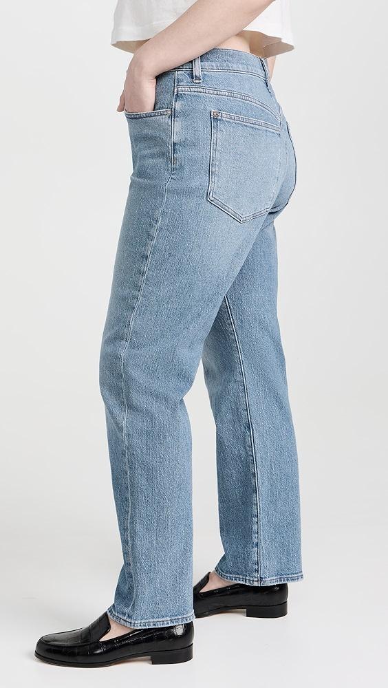 Madewell The '90s Straight Jeans in Rondell Wash: Crease Edition | Shopbop Product Image