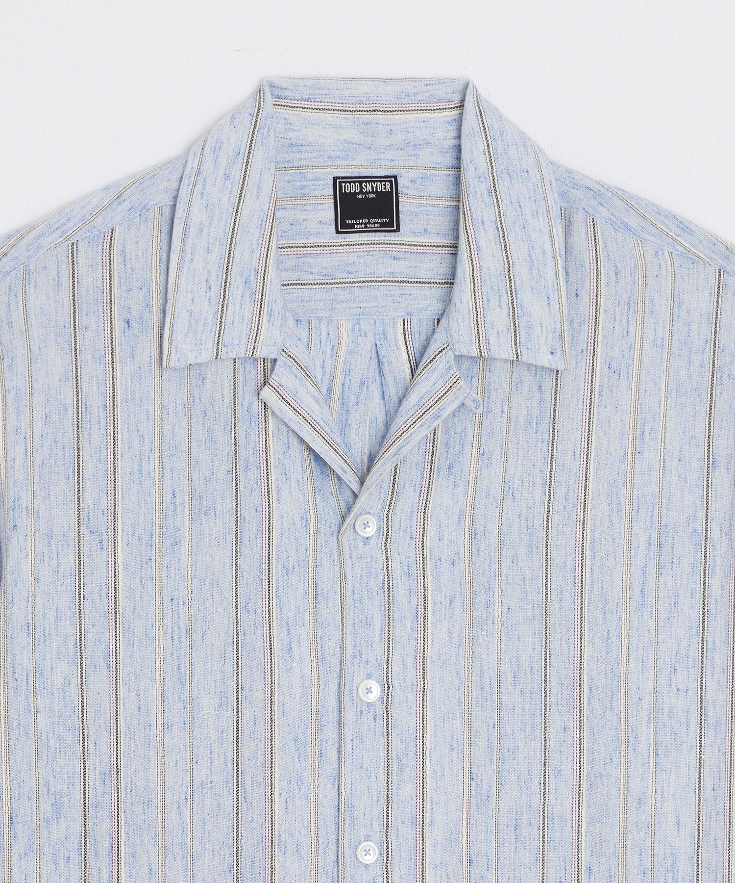 Cropped Camp Collar Shirt Product Image