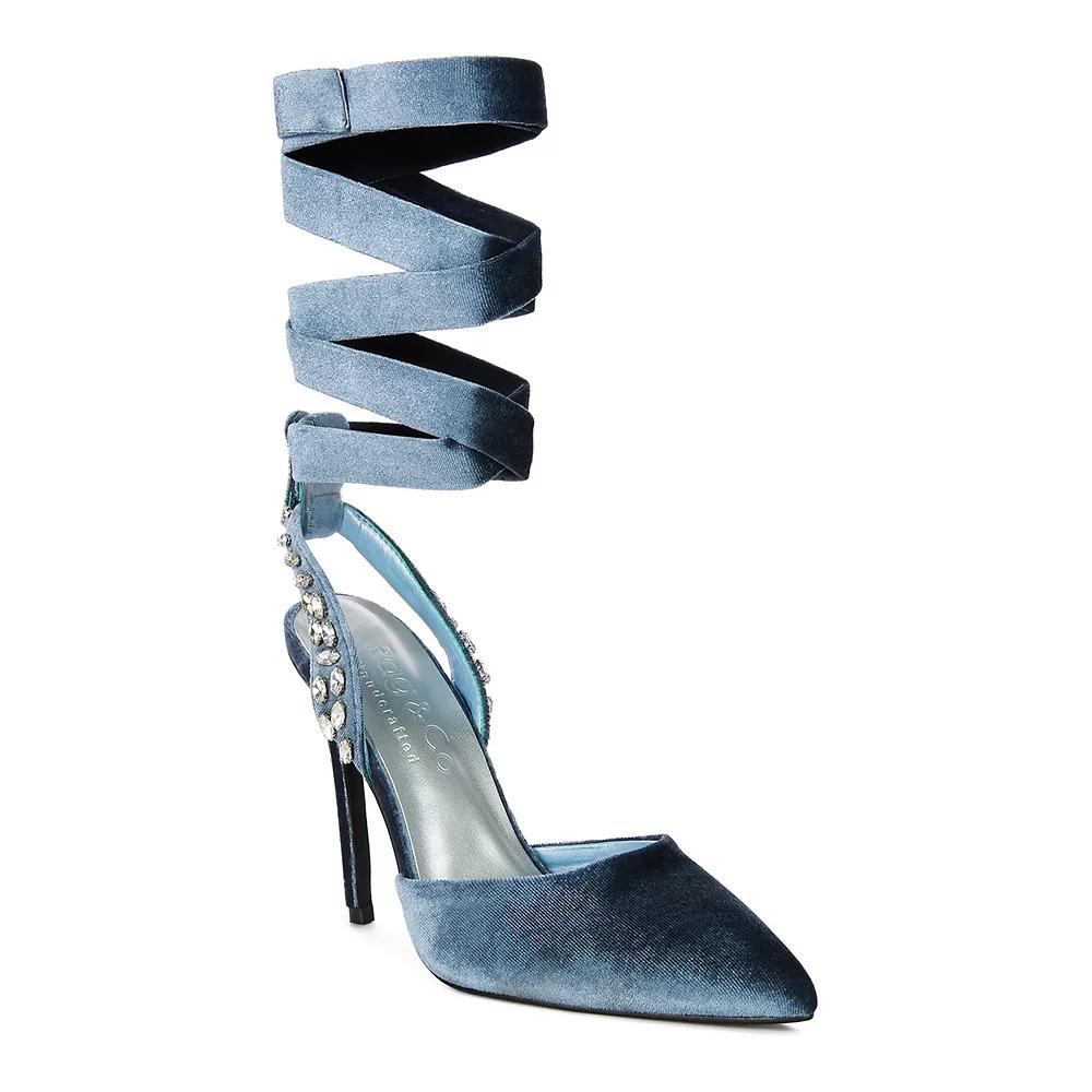 Rag & Co Wallis Womens Lace-Up Heels Product Image