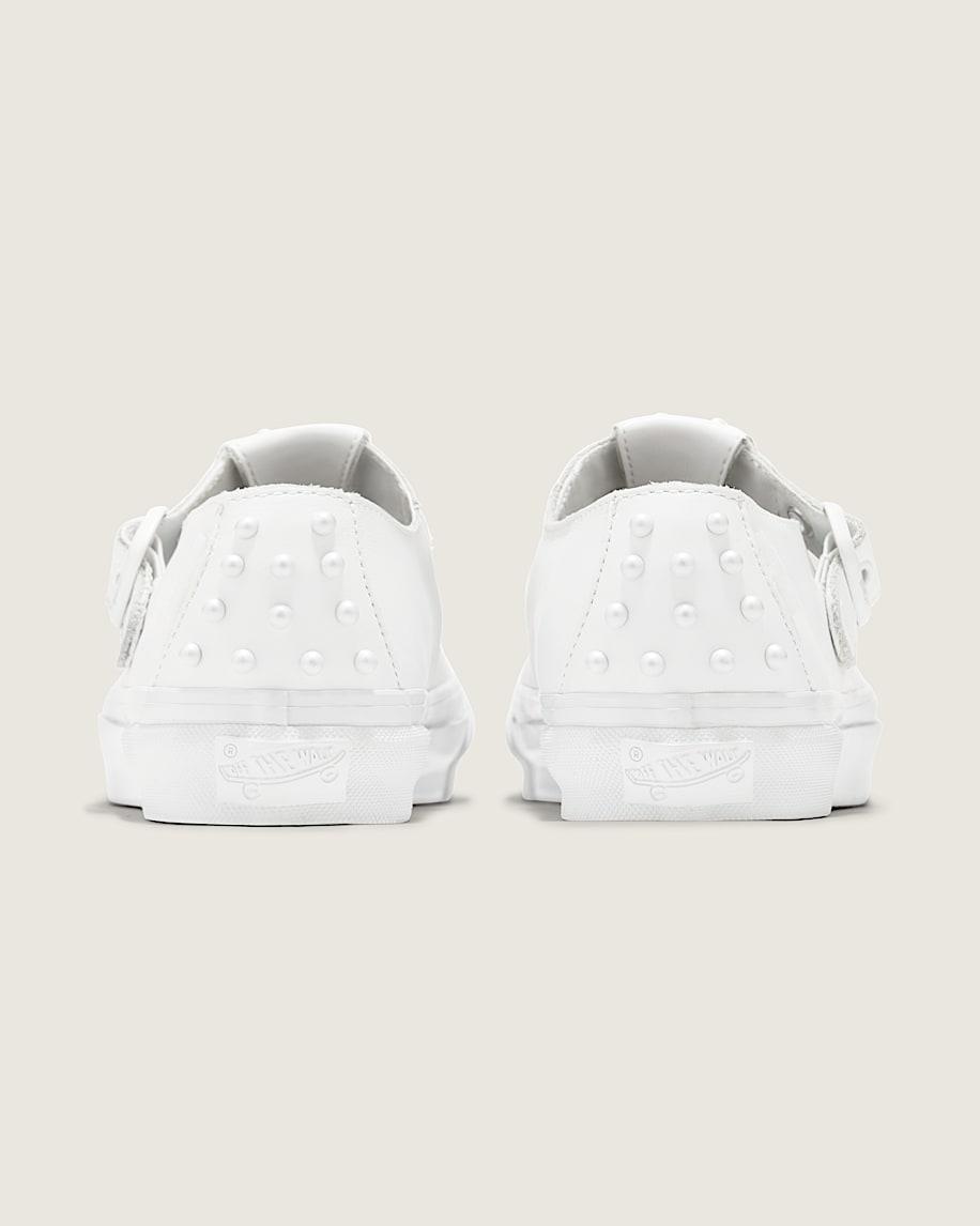 Premium Mary Jane Pearlized Shoe in White| Vans US Product Image