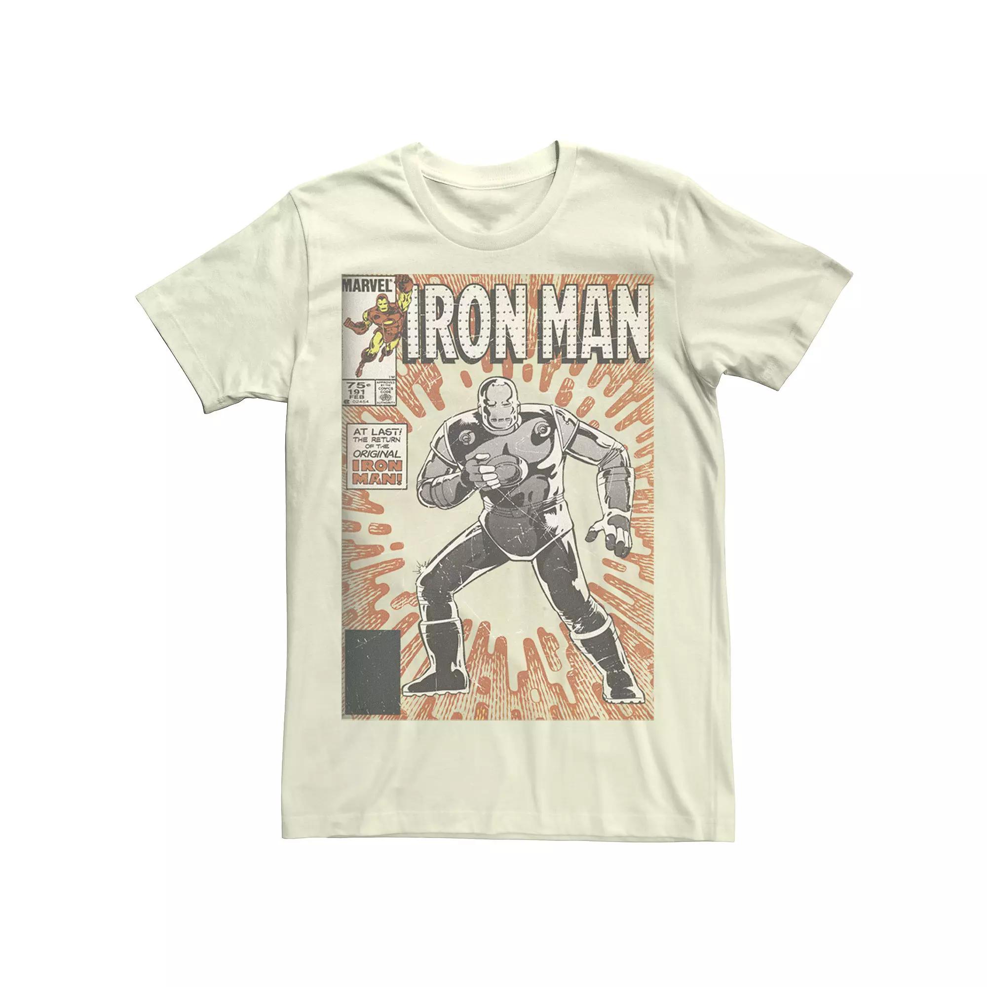 Big & Tall NASA Flat White Text Simple Logo Tee, Men's,  Product Image