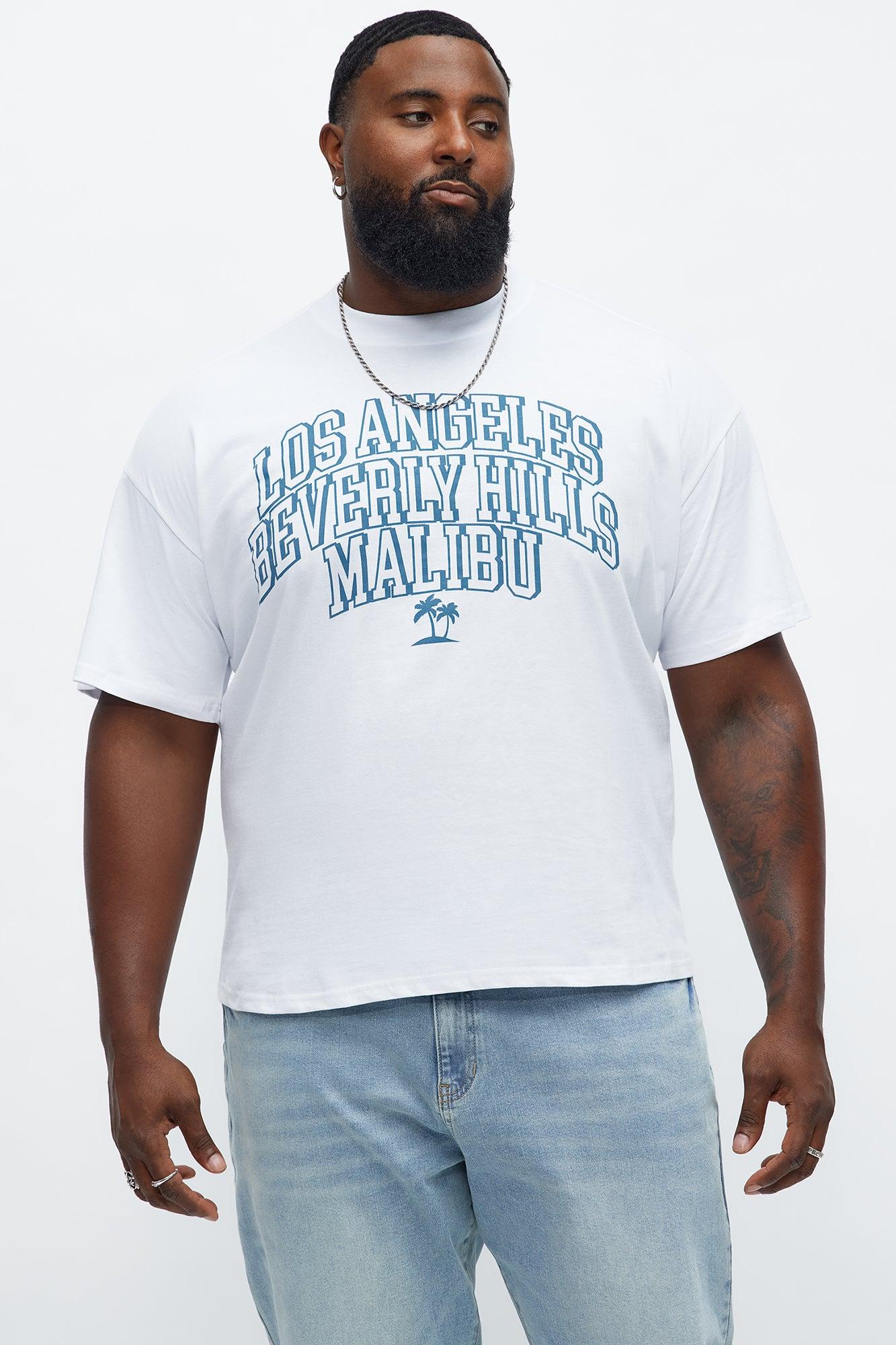 West Luxe Cities Oversized Short Sleeve Tee - White Male Product Image
