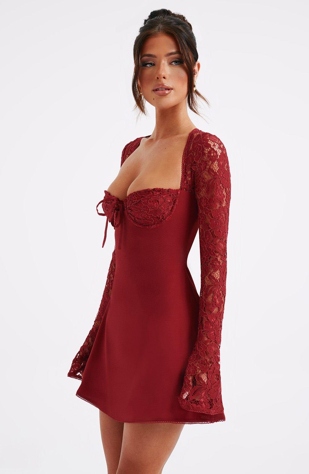 Jacinta Mini Dress - Red Product Image