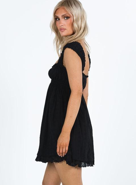 Carlita Mini Dress Black Product Image