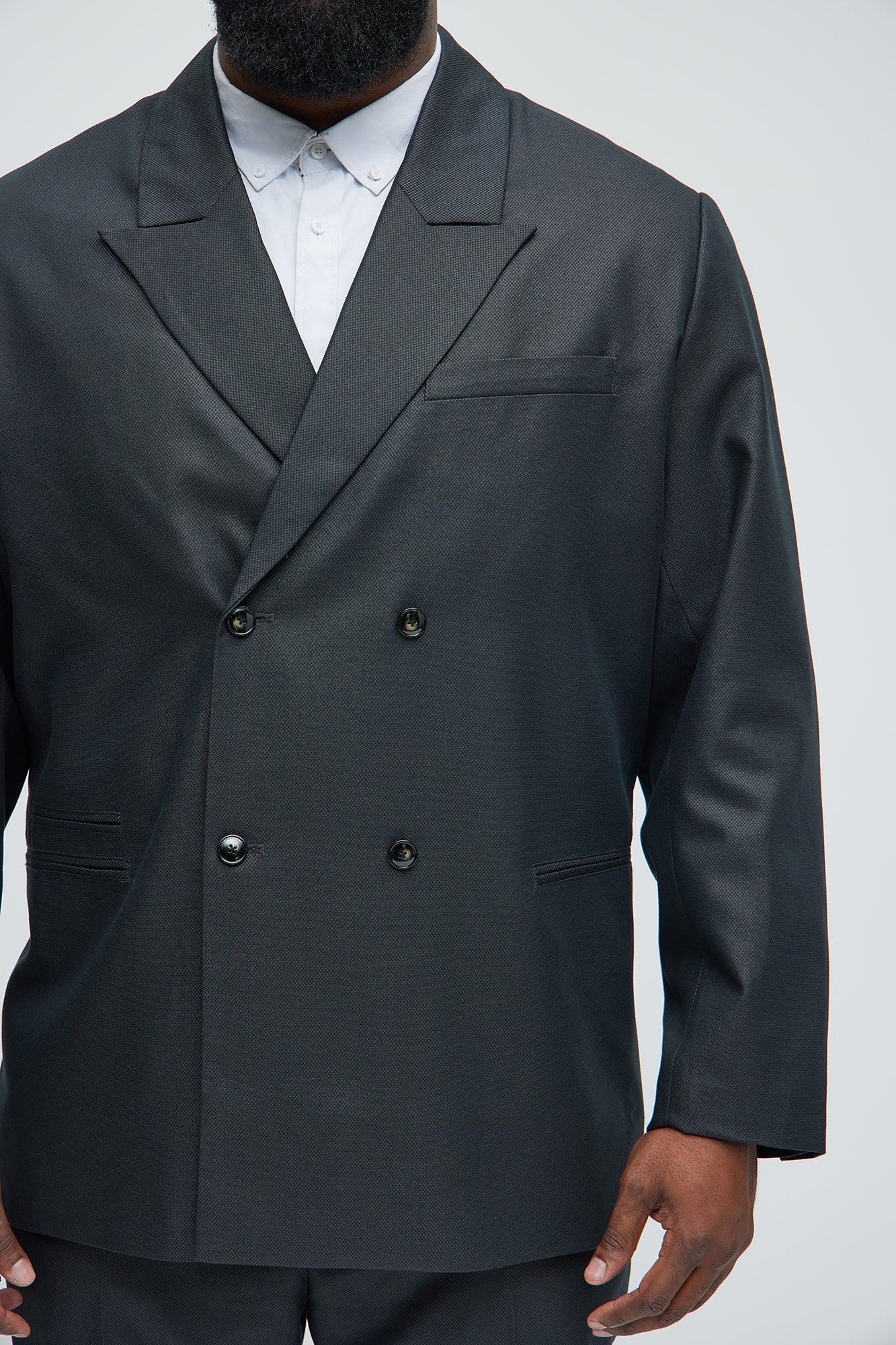 Hulbert Double Breasted Blazer - Black Product Image
