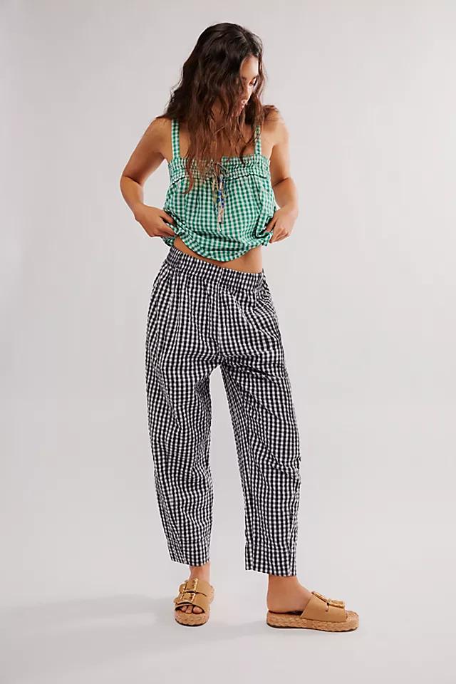 Preppy Gingham Pants Product Image