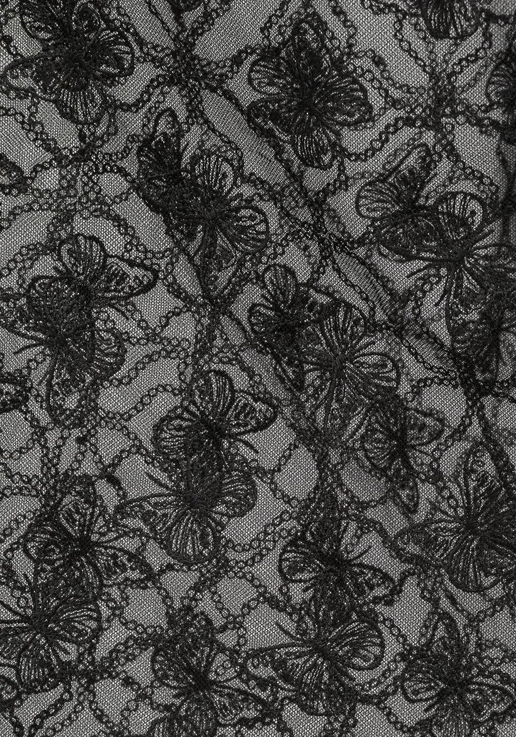 Chrysalis Butterfly Lace Tiered Maxi Skirt Product Image