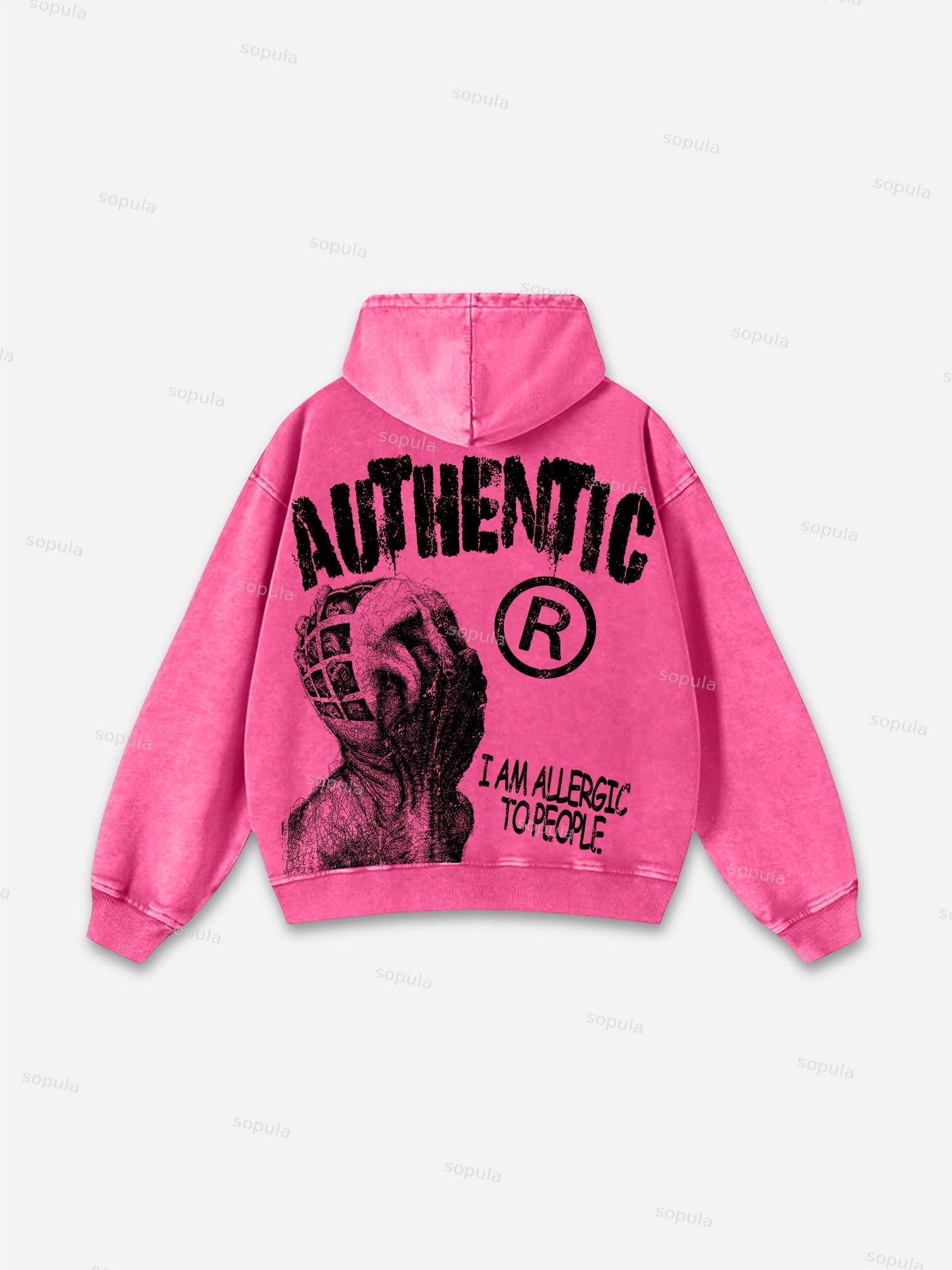 Virtual Shadow Graphic Hoodie Product Image