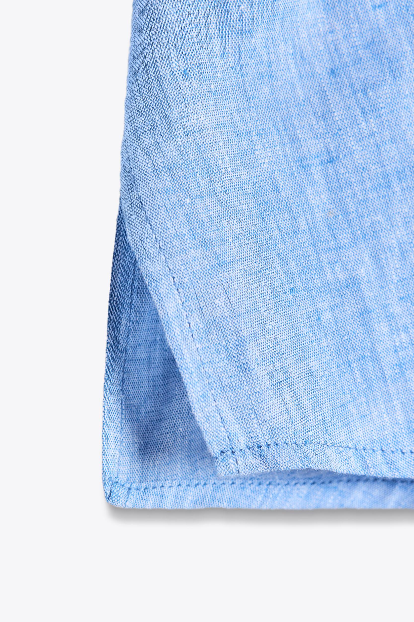 LINEN SAFARI SHIRT Product Image