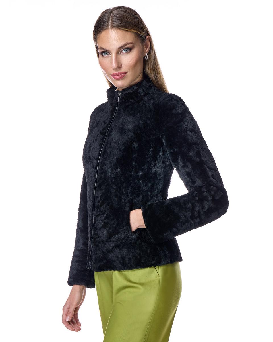 Fitted Shearling Jacket Product Image