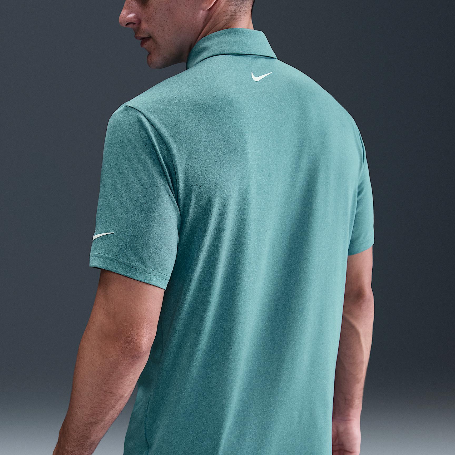 Nike Mens Tour Dri-FIT Heathered Golf Polo | FZ7489-379 Product Image