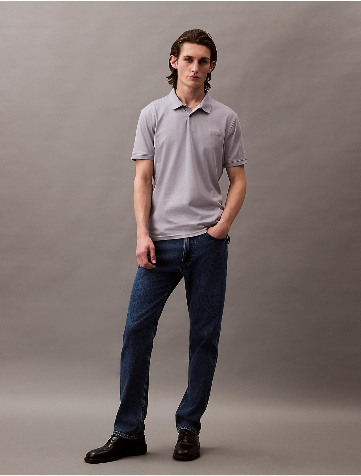 Calvin Klein Mens Liquid Touch Polo Shirt - Orange Product Image