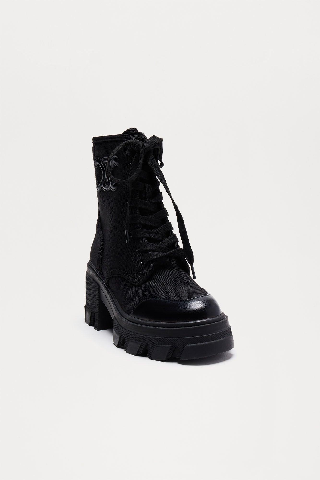 Booker Combat Boots - Black Product Image