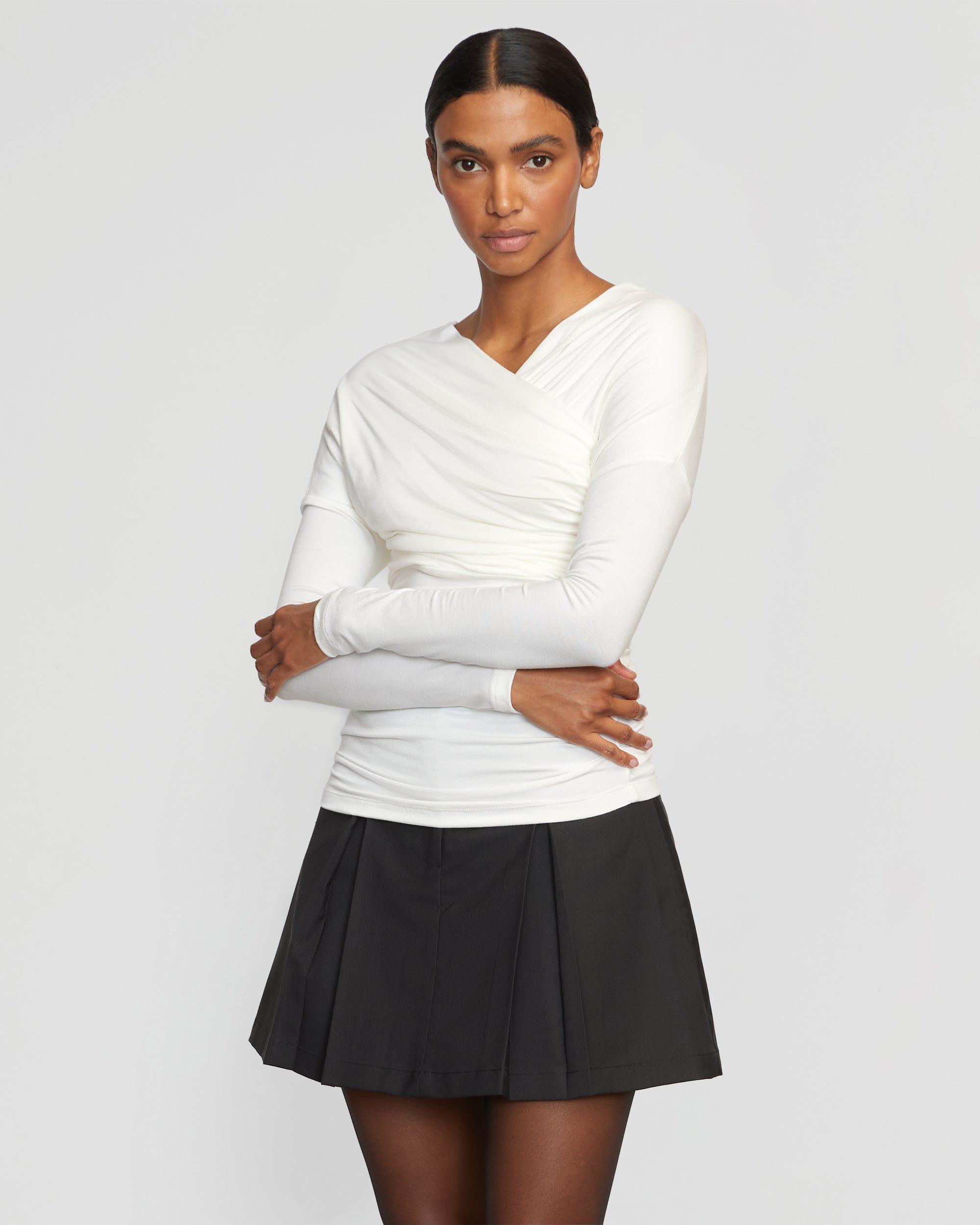 Annett Tailored Pleated Mini Skirt Product Image