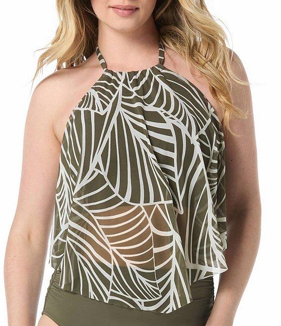 Coco Reef Classic Solids High Waisted Rollover Bikini Swim Bottom Product Image