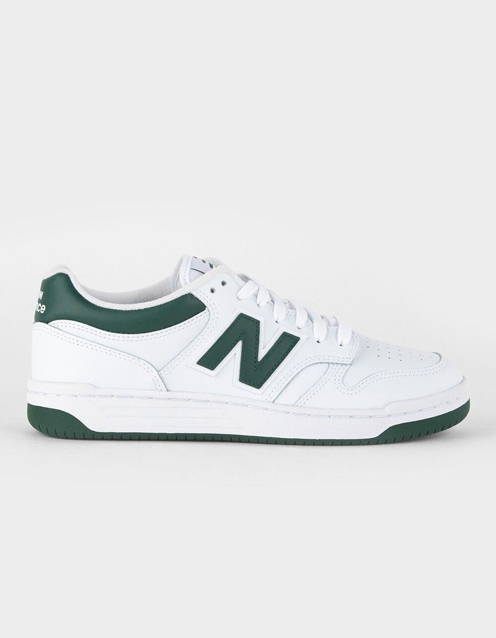 NEW BALANCE 480 Shoes - WHT/GREEN Product Image