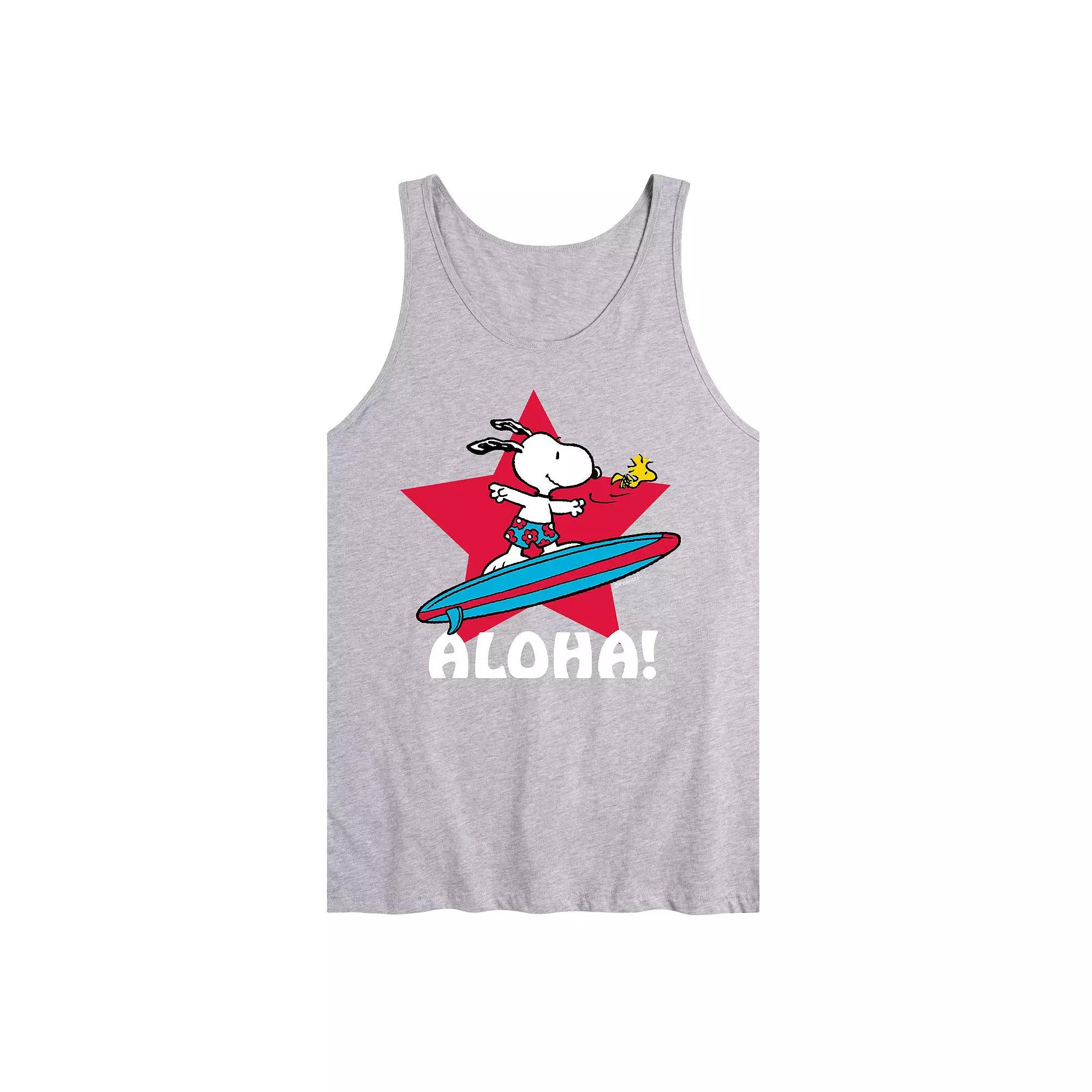 Men's Peanuts Aloha Tank Top,  Product Image