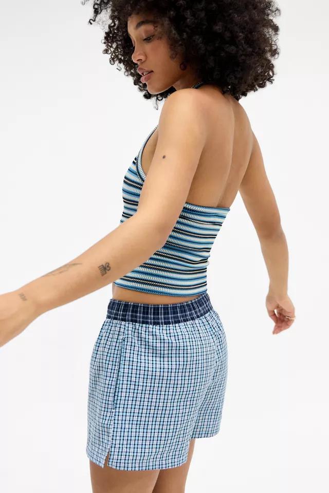 Out From Under Blue Andi Stripe Halter Top Product Image