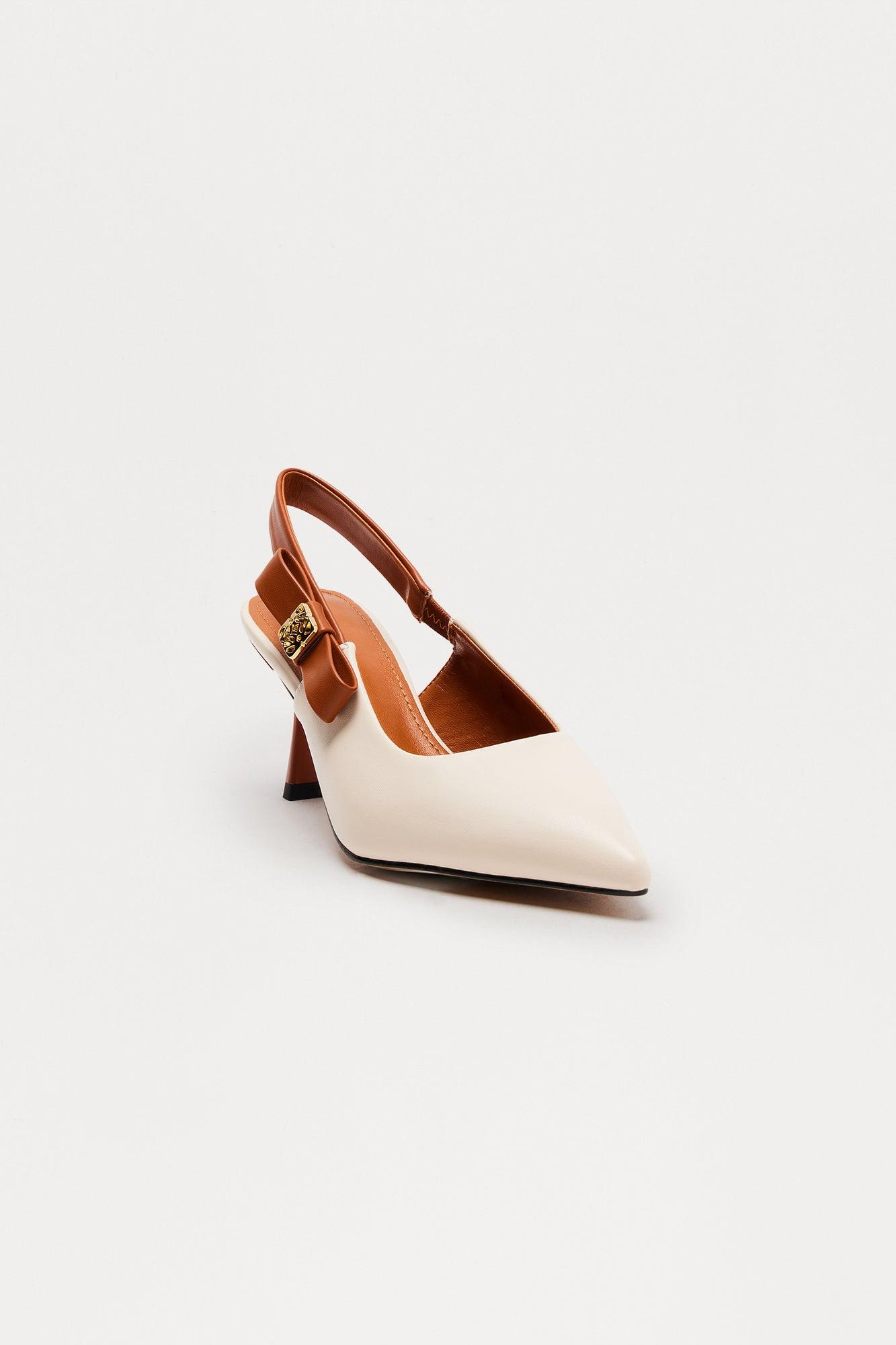 Jones Slingback Pumps - Beige Female Product Image