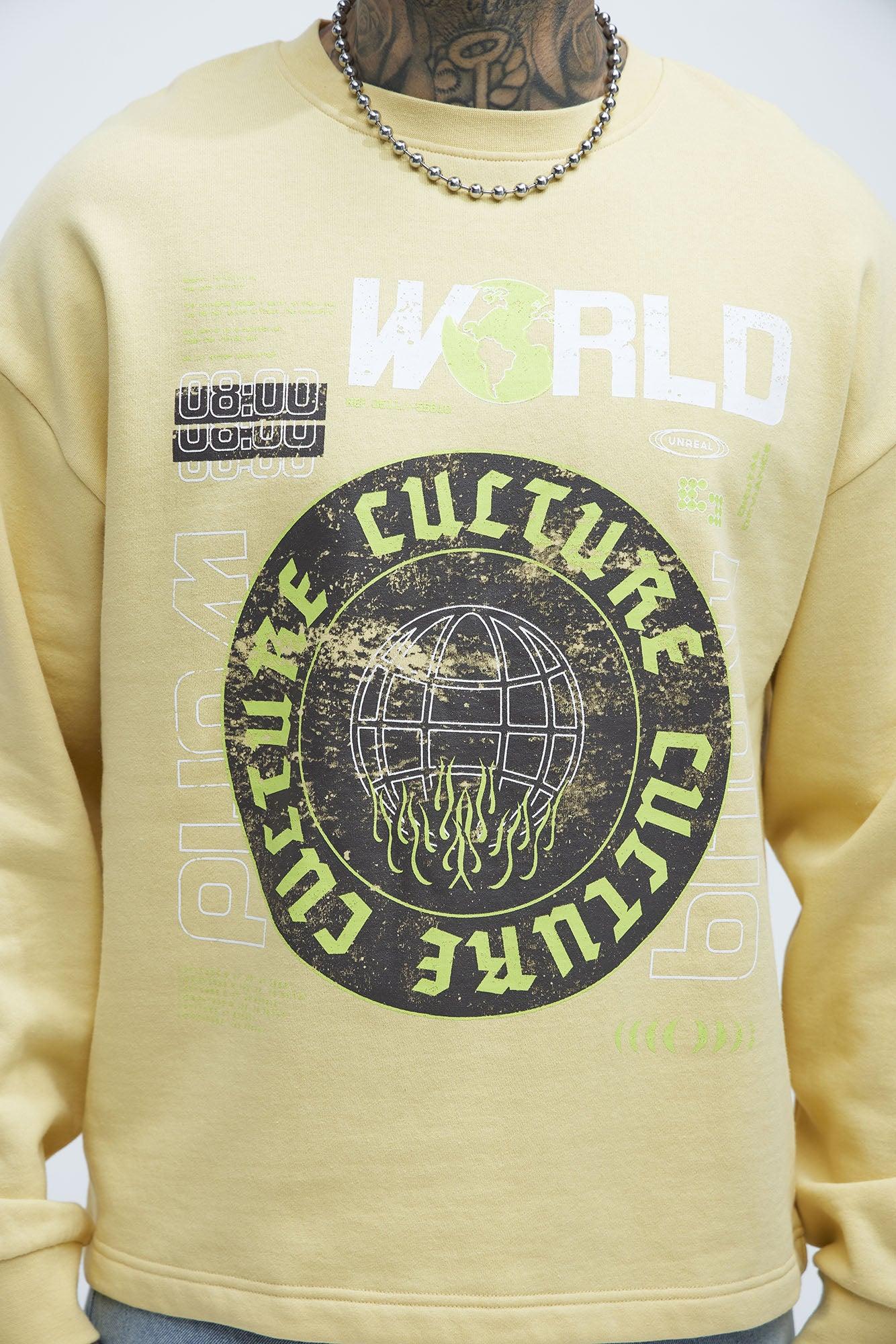 World Culture Sweatshirt - Yellow Product Image