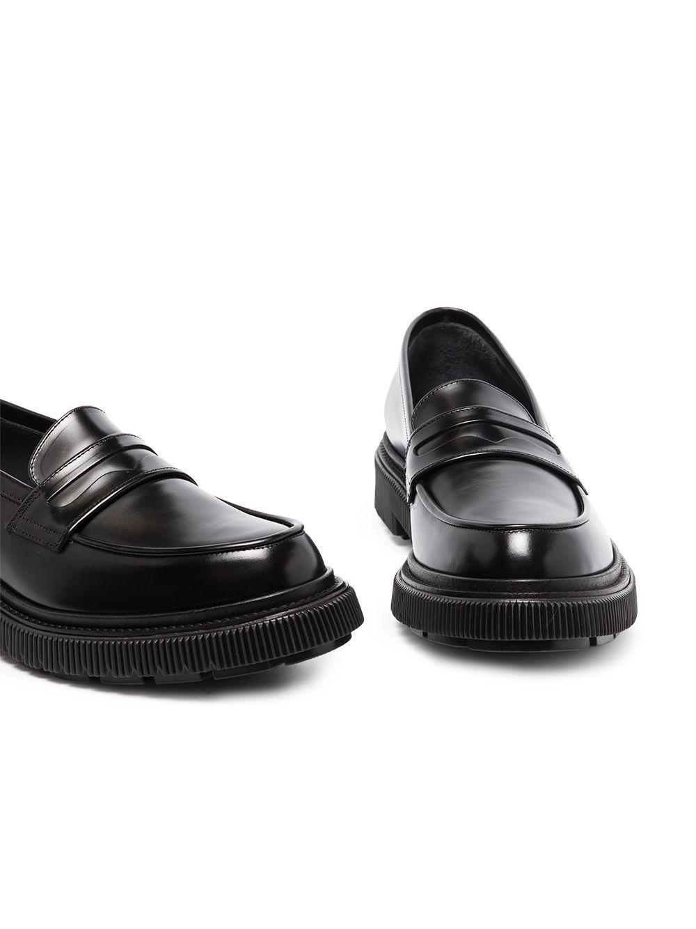 penny-slot leather loafers Product Image