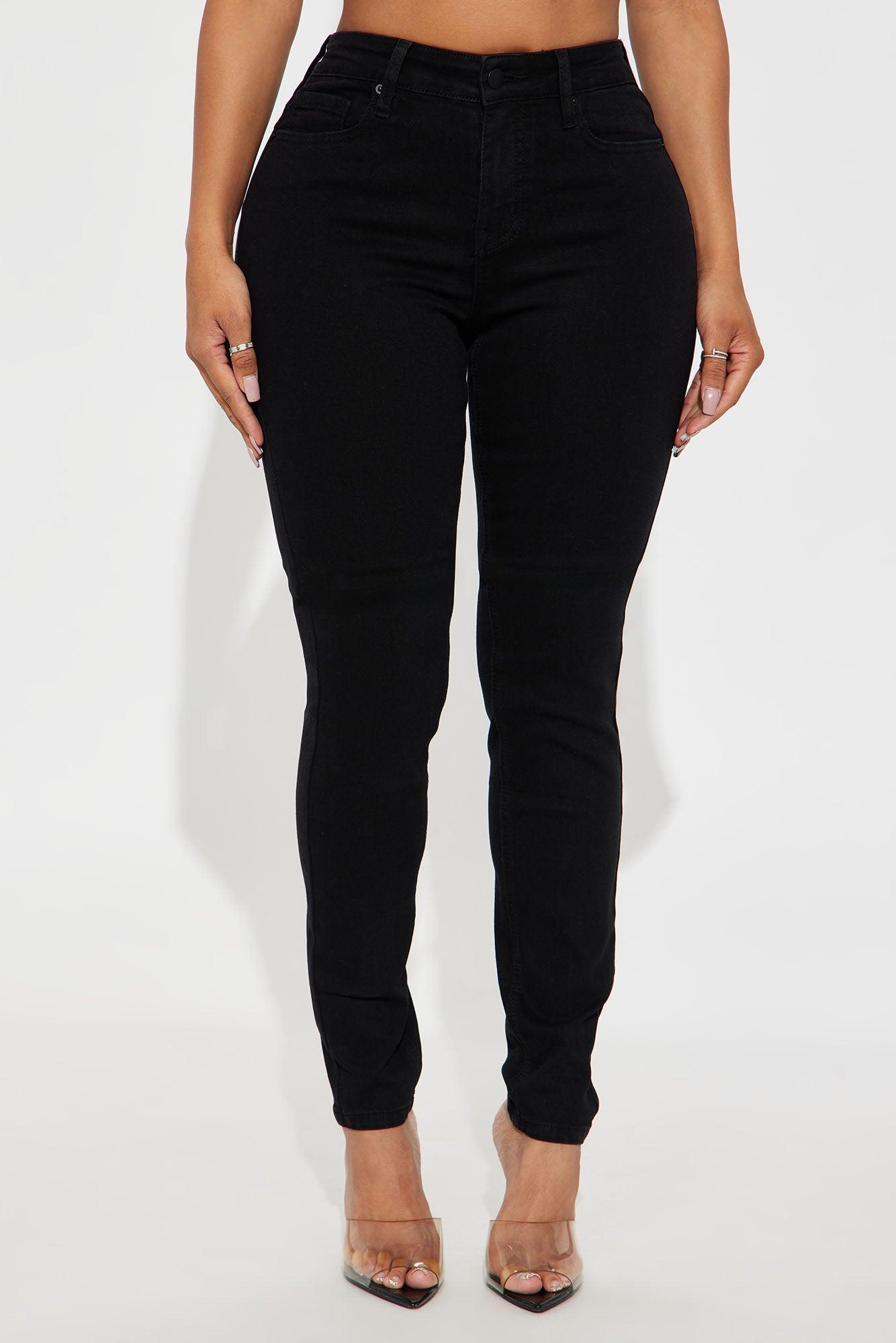 Tall Vibe Check Curvy Stretch Skinny Jeans - Black Female Product Image