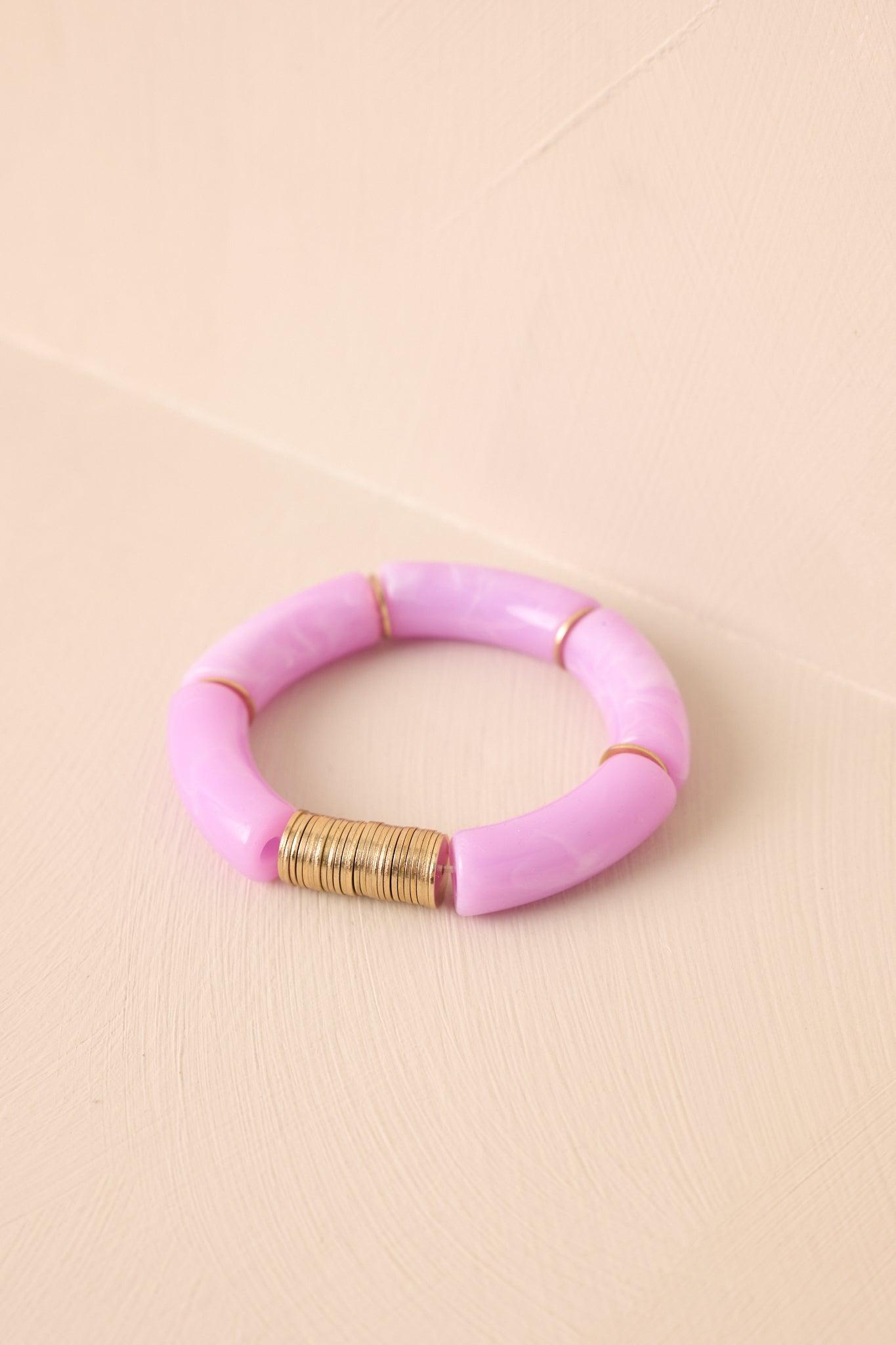 Find Your Joy Lavender Beaded Bracelet Product Image