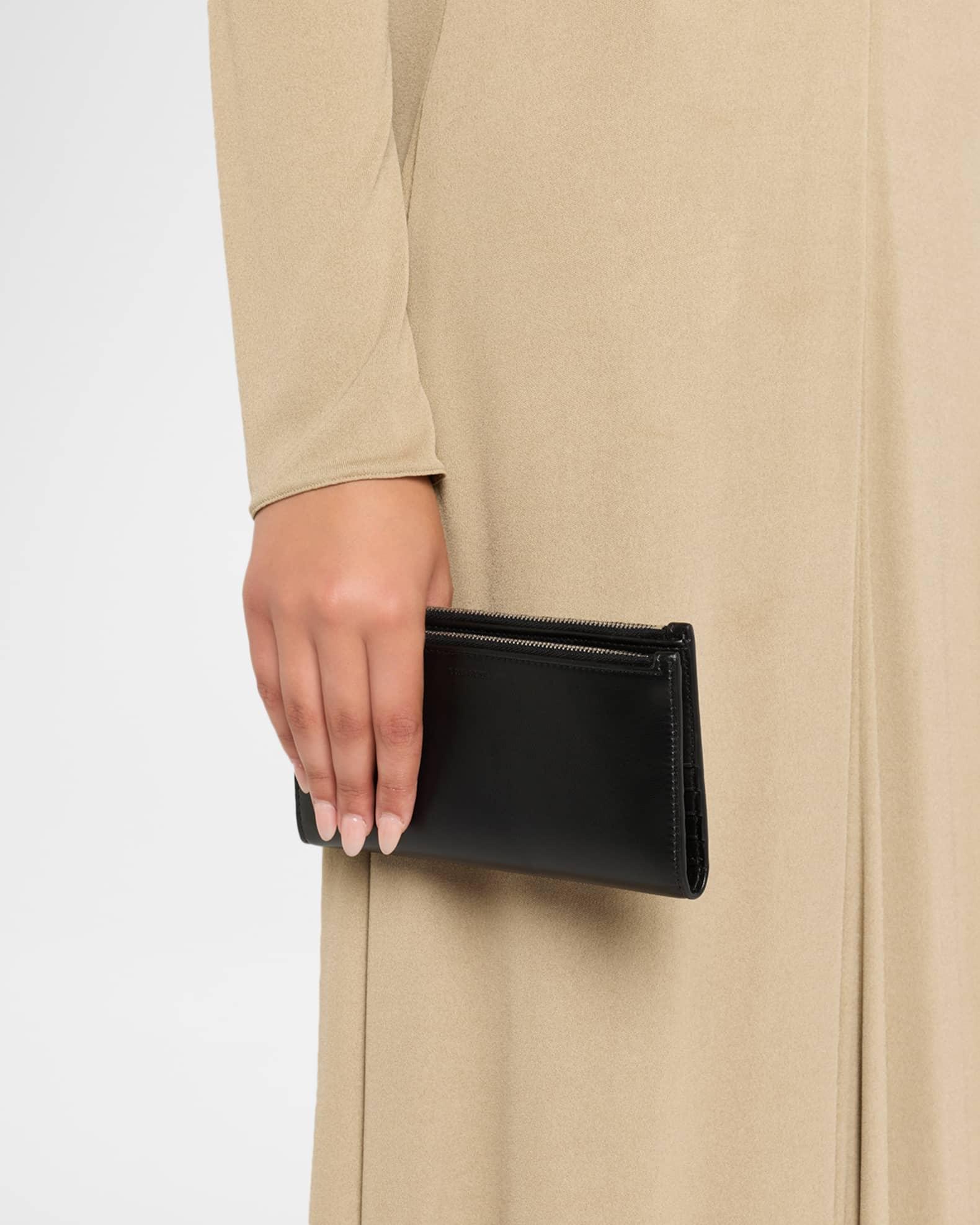 Multi-Zipped Bifold Leather Wallet Product Image