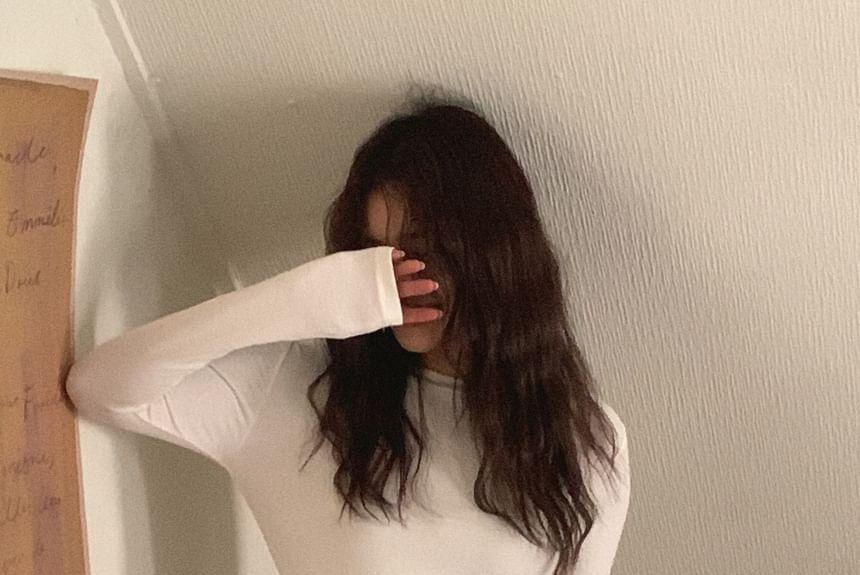 High Waist Tweed Mini A-Line Skirt Product Image