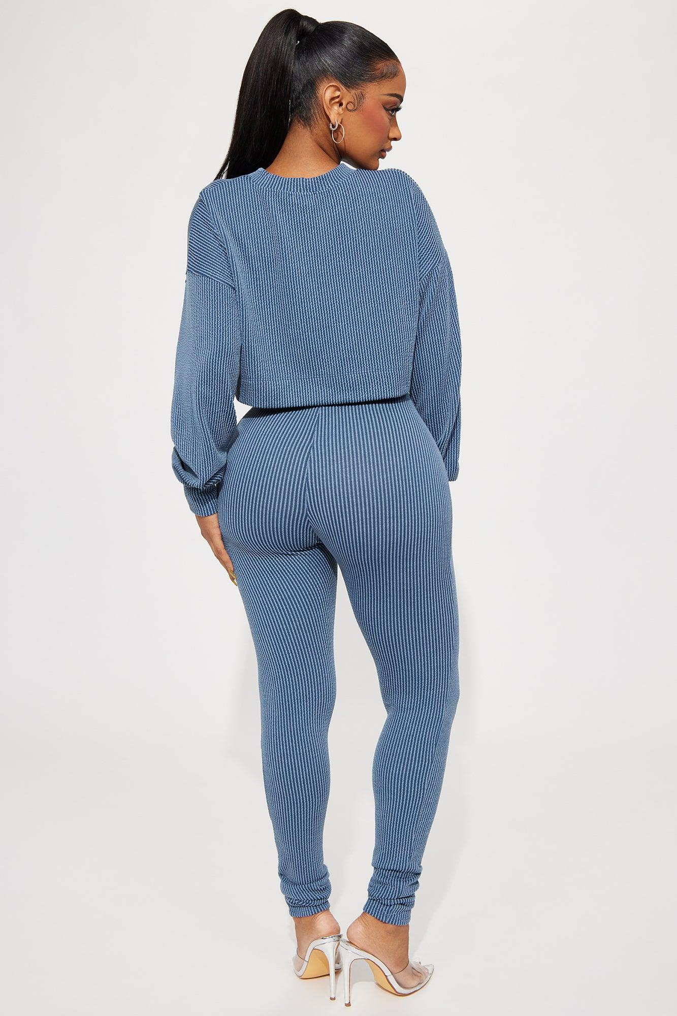 Kyra 2 Piece Jumpsuit Set - Blue Product Image