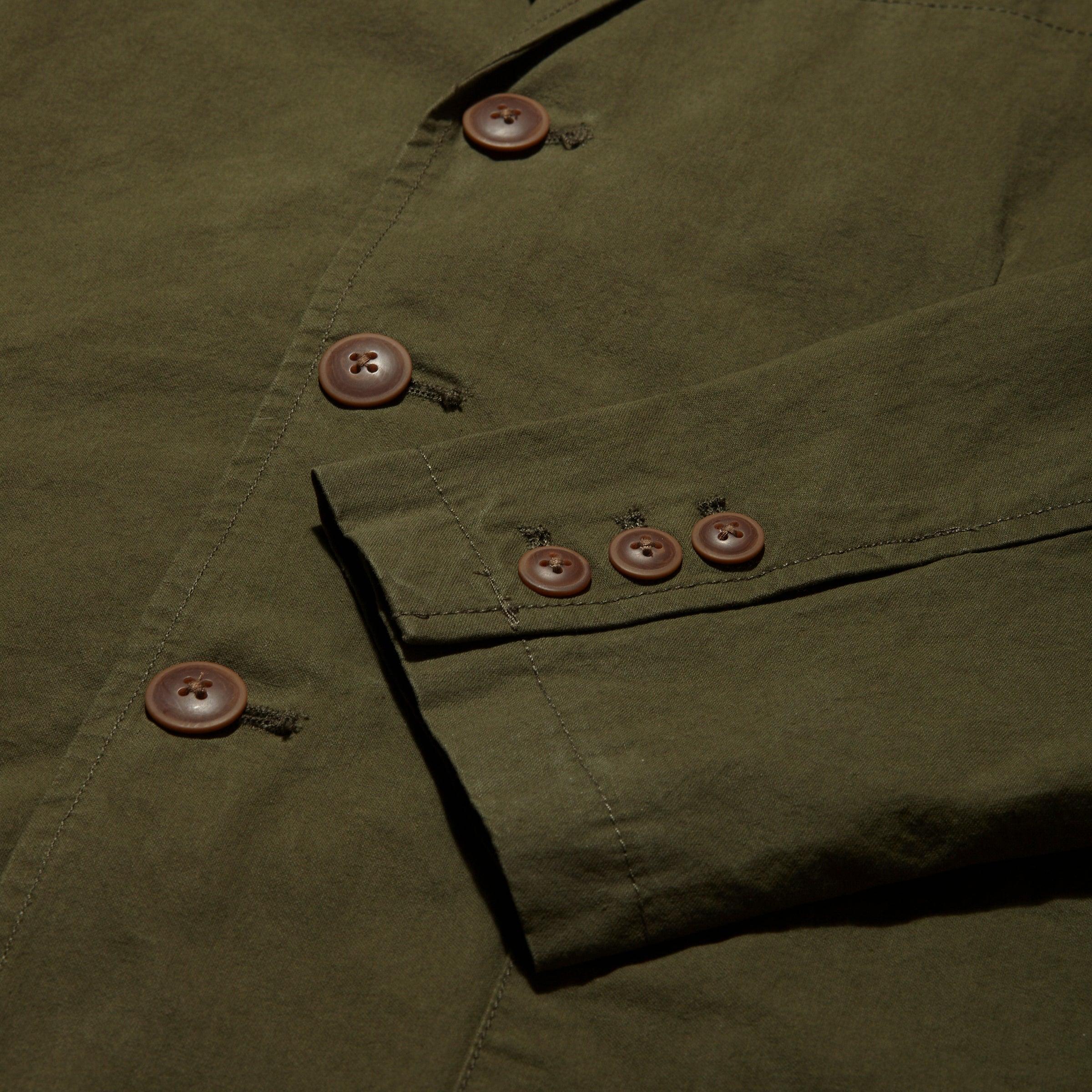 Mercer Cotton Blazer - Dark Olive Product Image