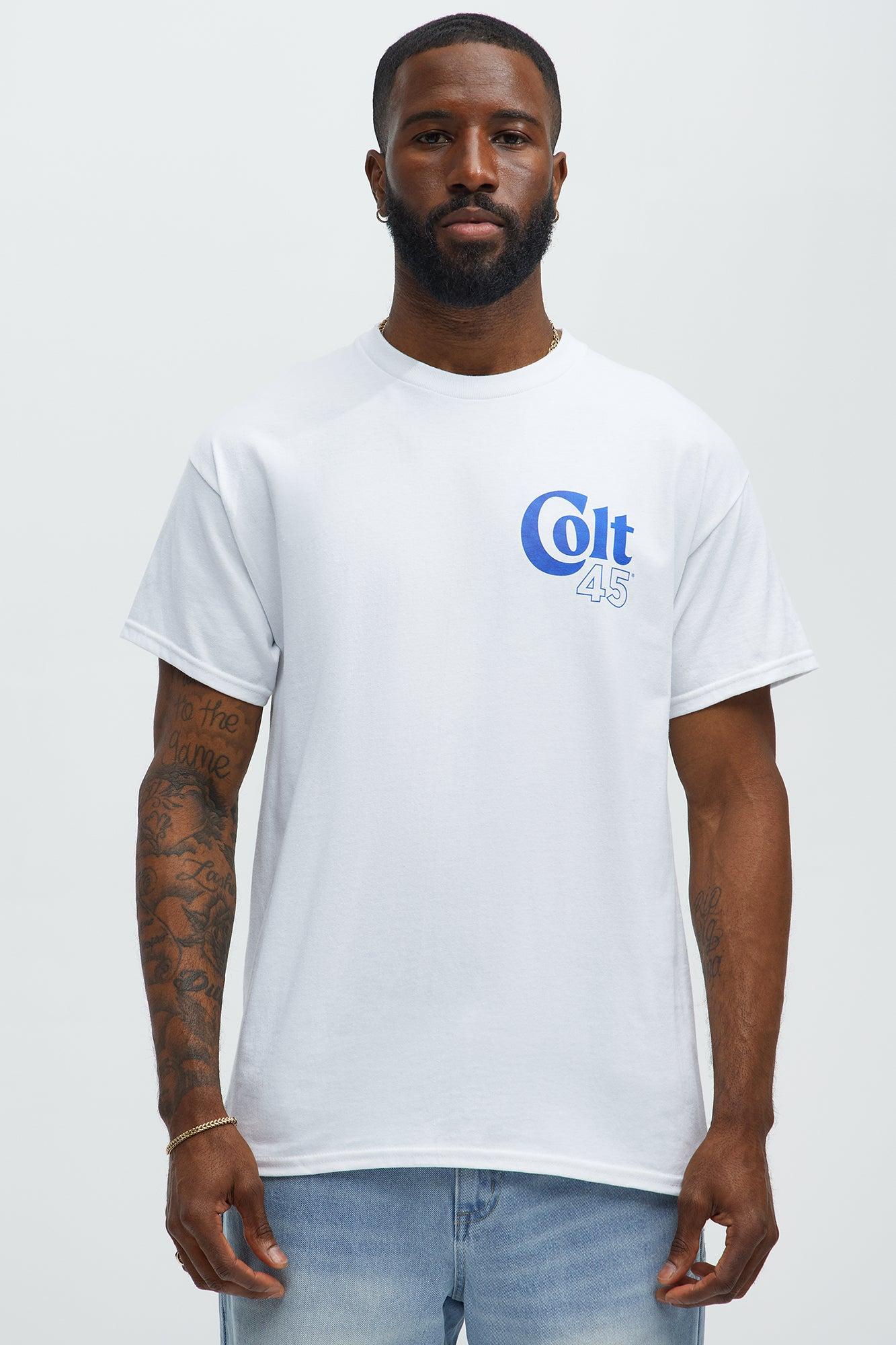 Colt 45 Man's Bestfriend Short Sleeve Tee - White Male Product Image