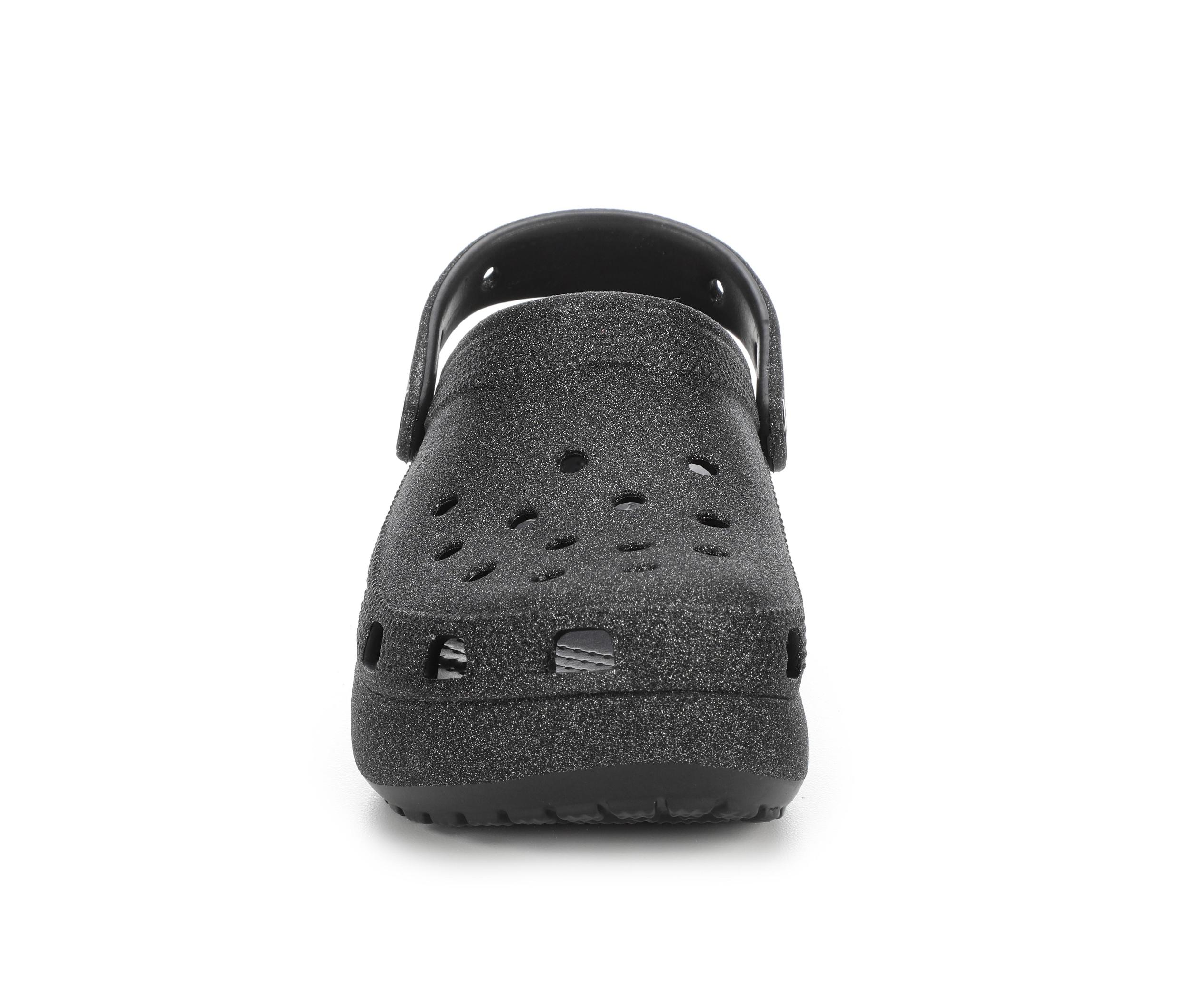 Women's Crocs Classic Platform Glitter Clogs Product Image