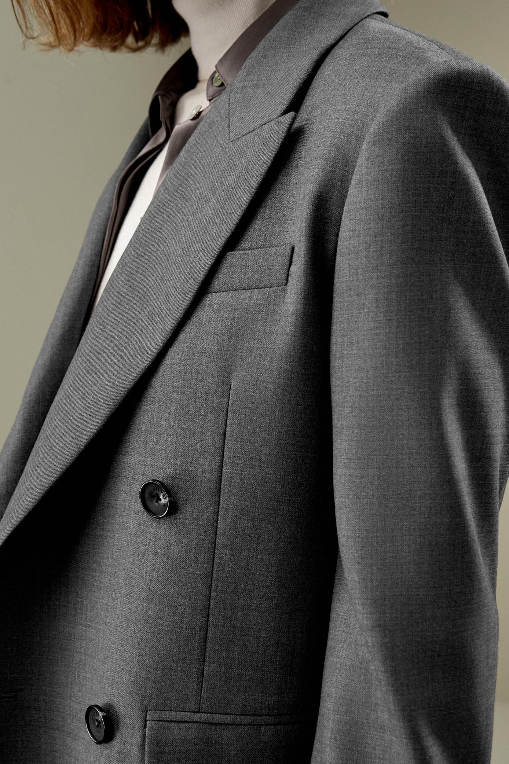 Modern Beauty Silk Wool Blazer Product Image