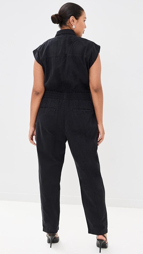 Pistola Denim Rosie Shoulder Padded Jumpsuit | Shopbop Product Image