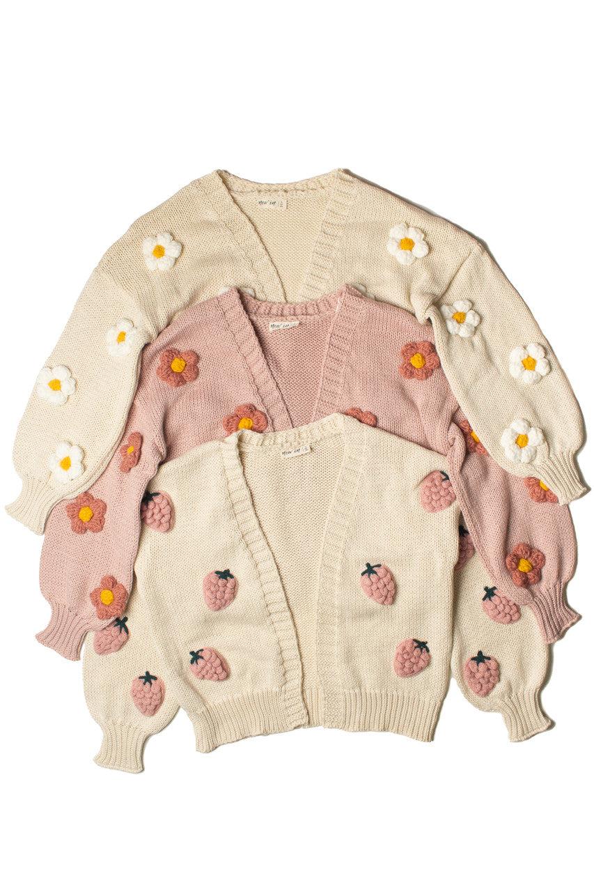3D Applique Cardigan Product Image