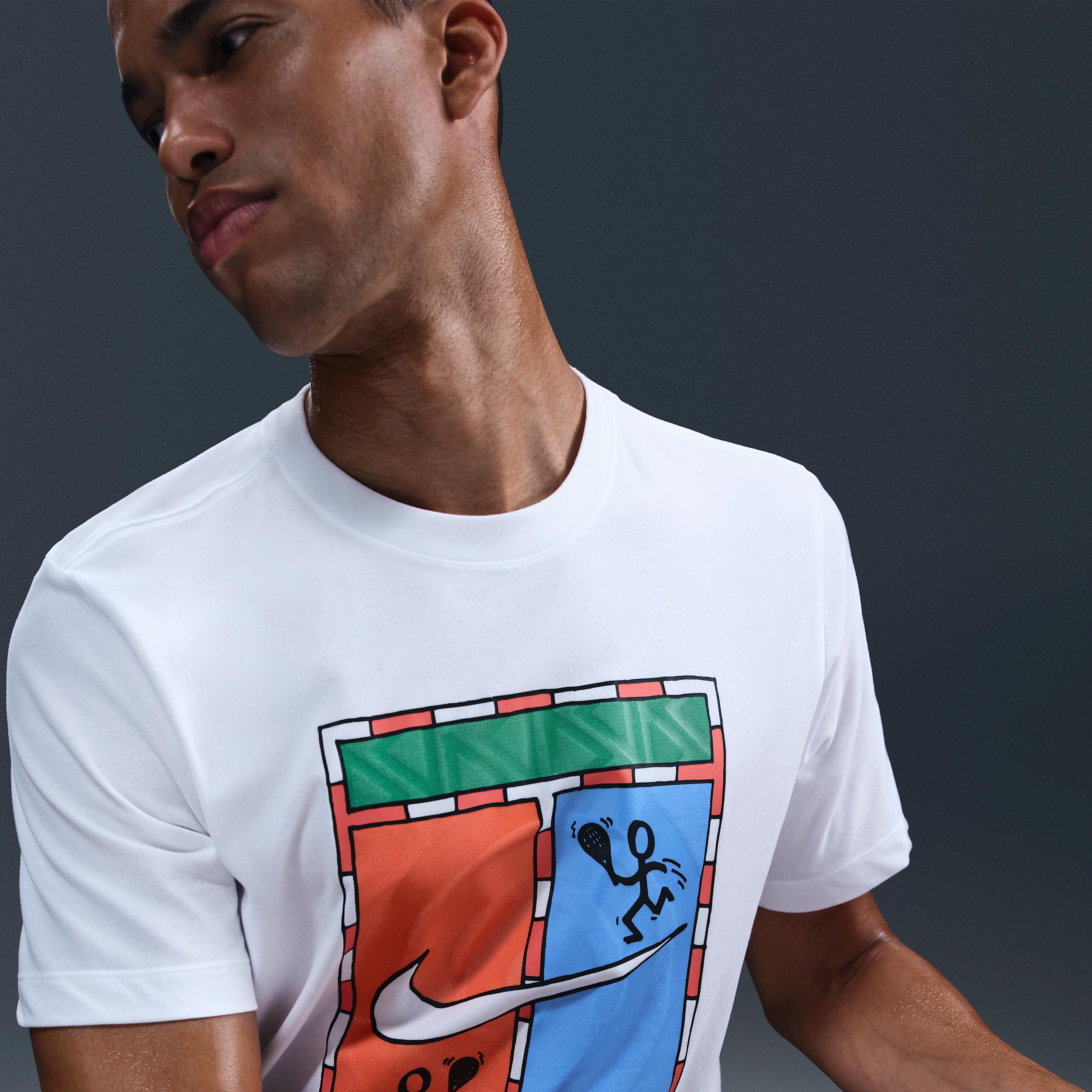 Nike Mens Court Dri-FIT Tennis T-Shirt | HV1715-010 Product Image