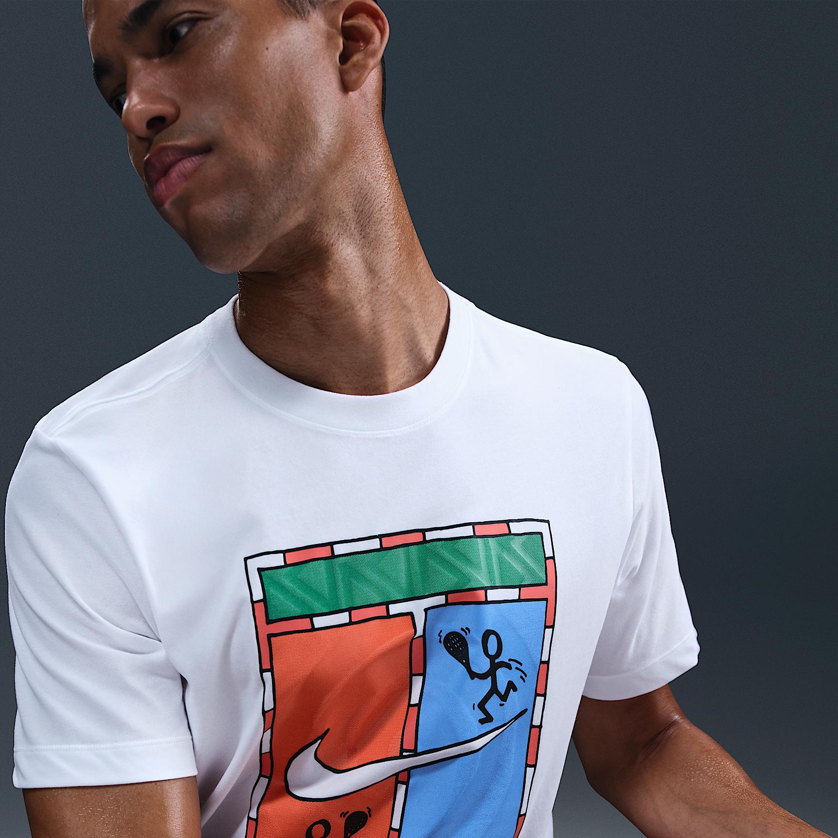 Nike Mens Court Dri-FIT Tennis T-Shirt | HV1715-010 Product Image