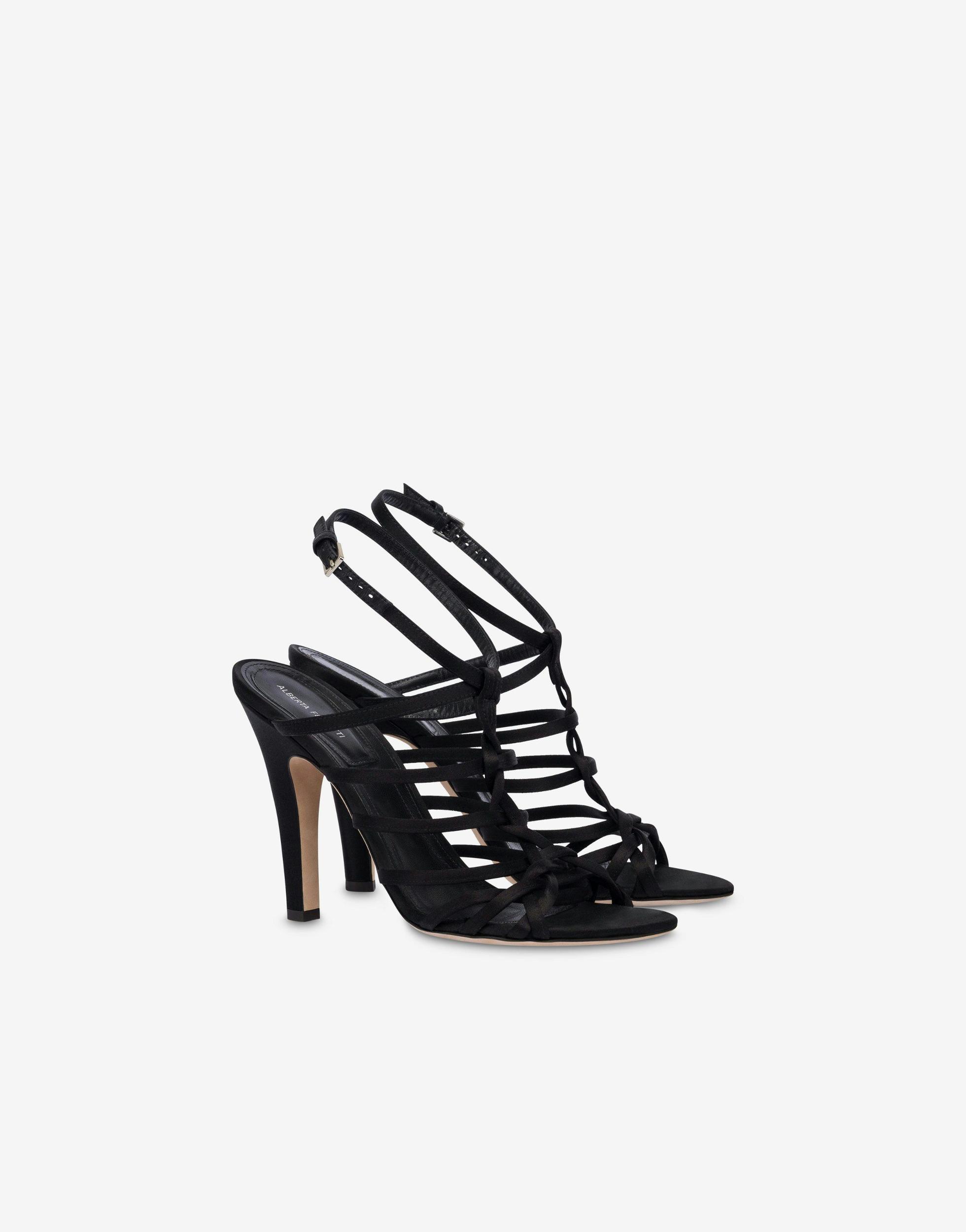 Evening Satin Sandals Product Image