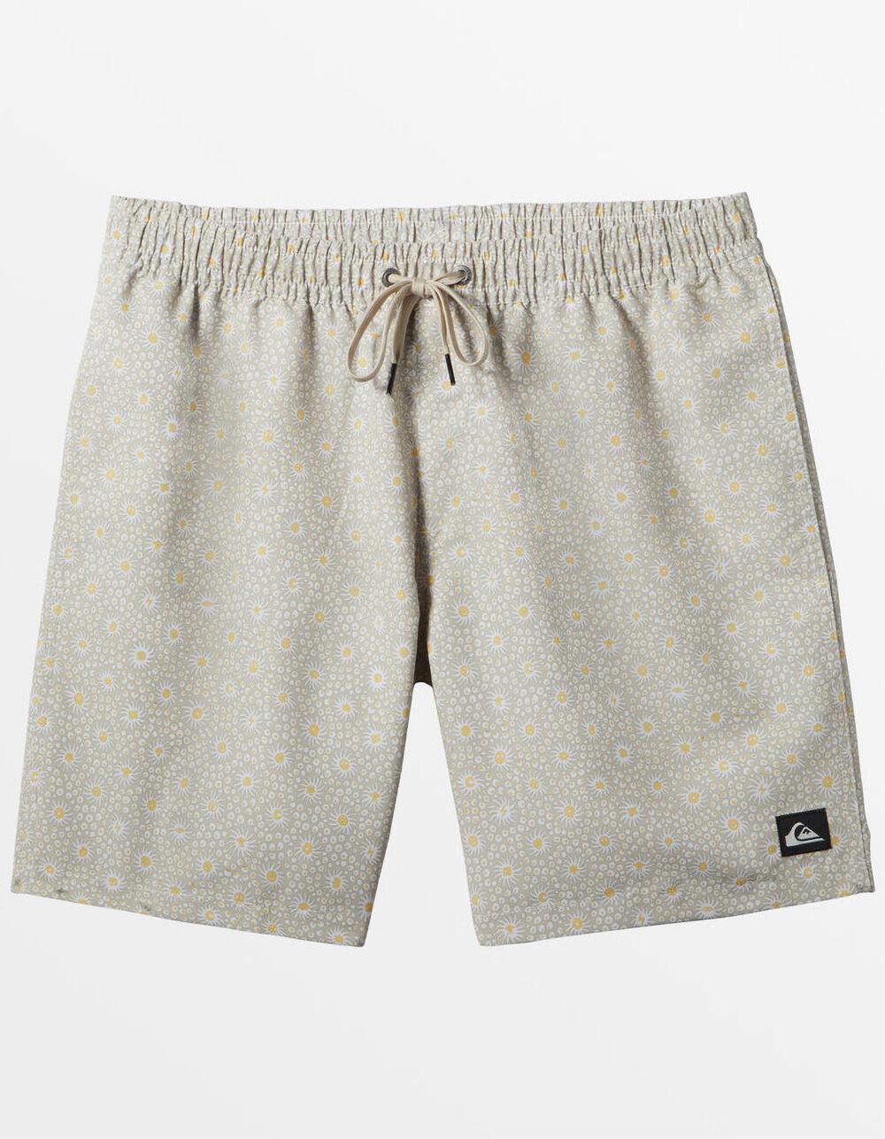 QUIKSILVER Remade Mix Volley Mens 17" Swim Shorts - TAN Product Image